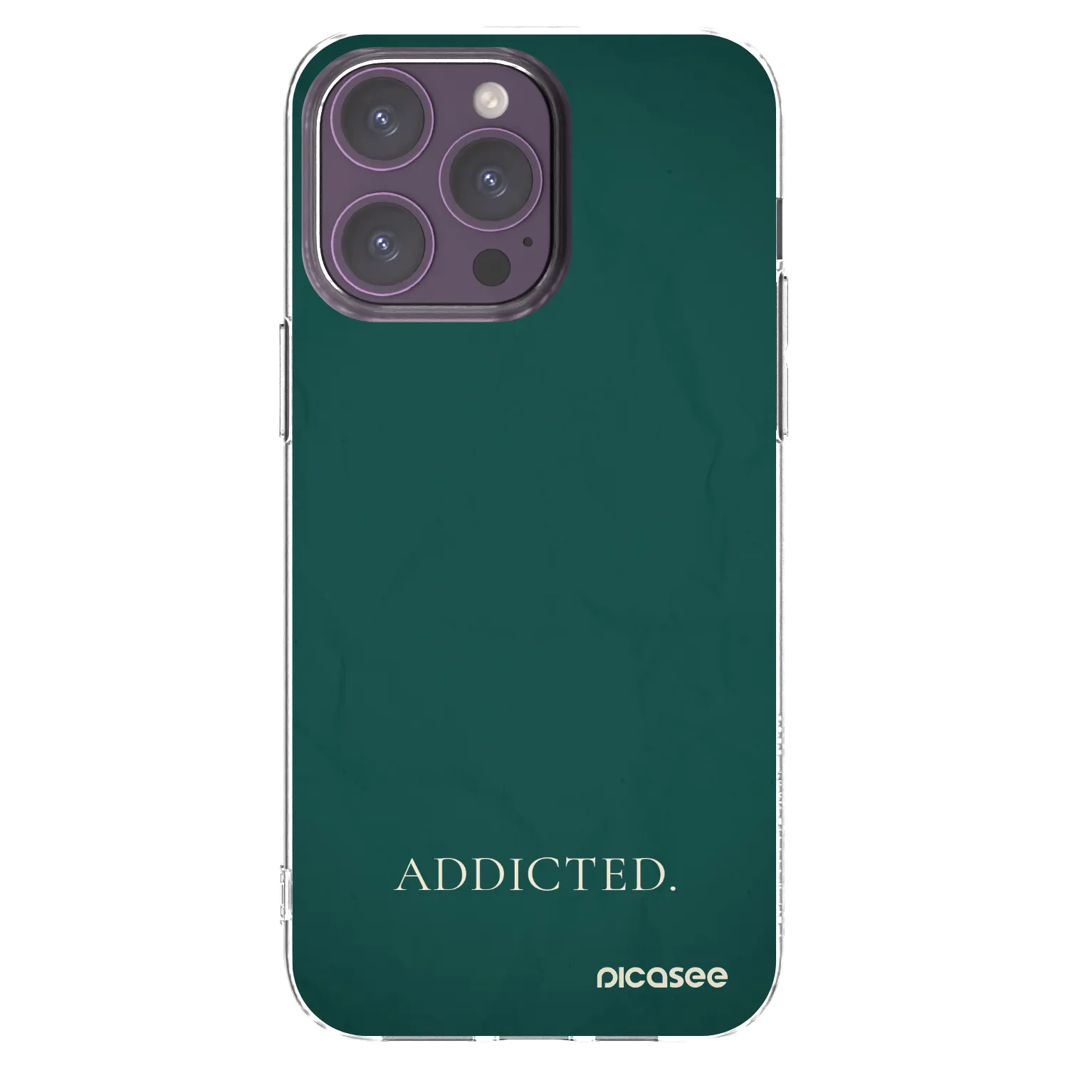 Picasee διαφανής θήκη σιλικόνης Apple iPhone 14 Pro Max - Addicted