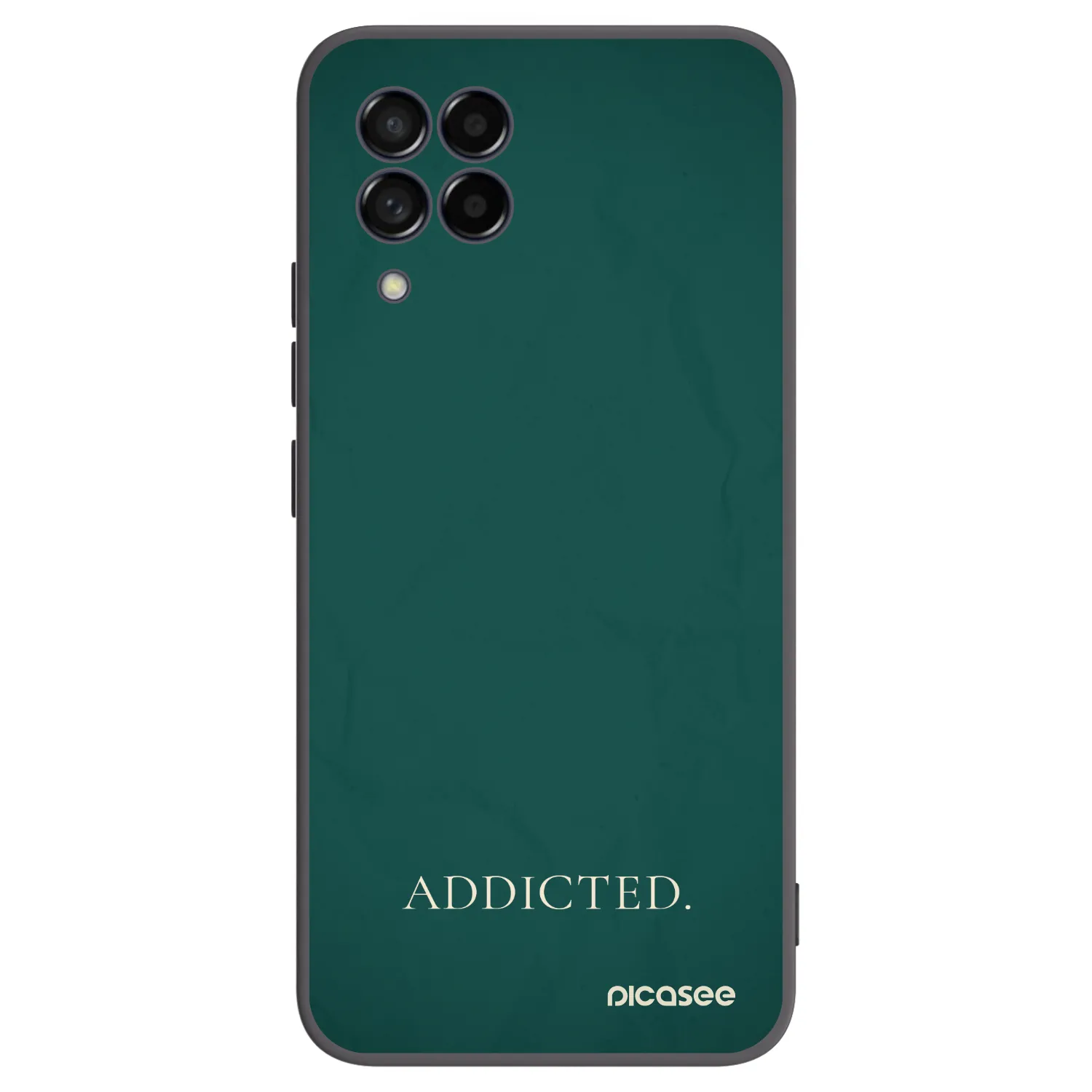 Picasee Μαύρη θήκη σιλικόνης για Samsung Galaxy M53 5G - Addicted
