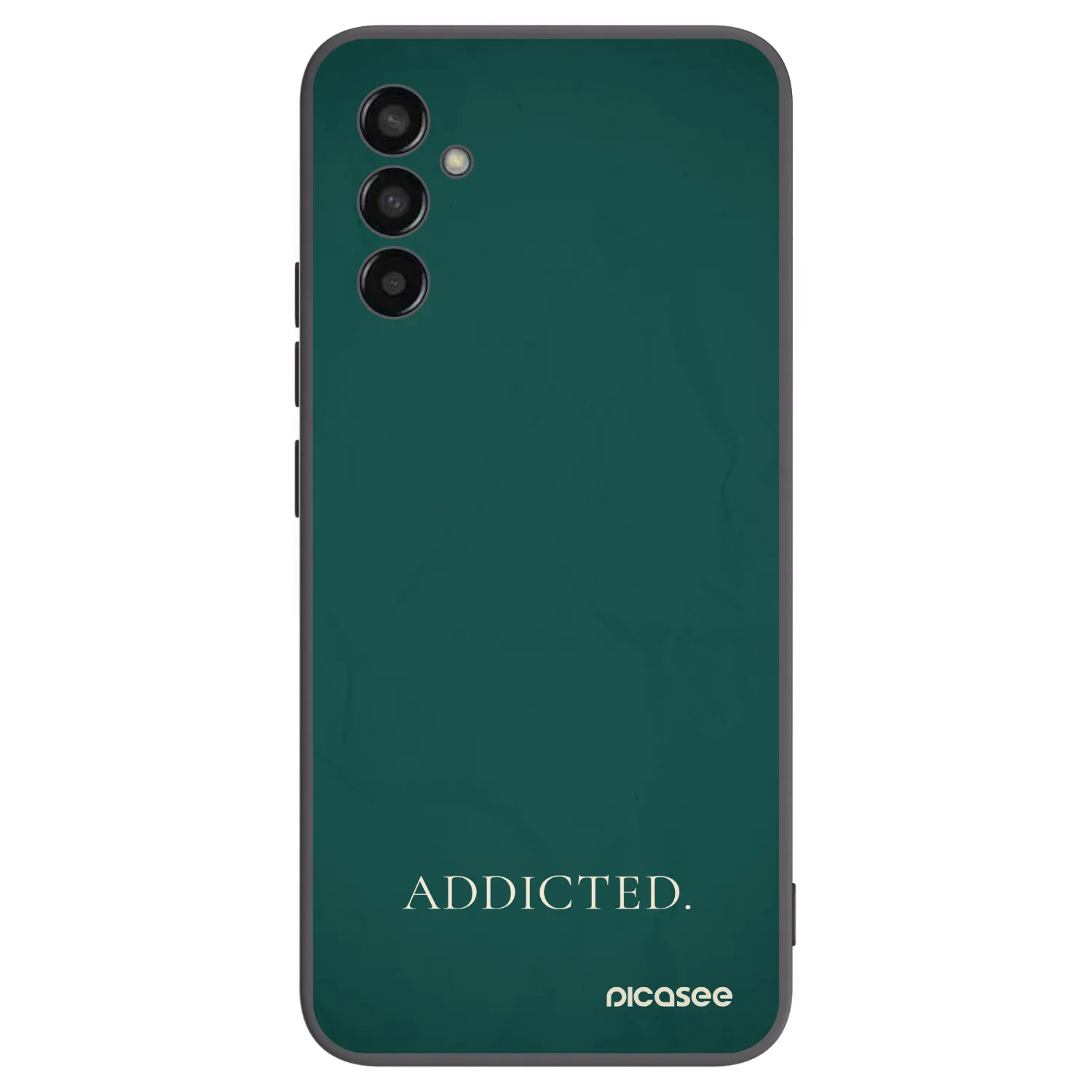 Picasee Μαύρη θήκη σιλικόνης για Samsung Galaxy M13 M135F - Addicted