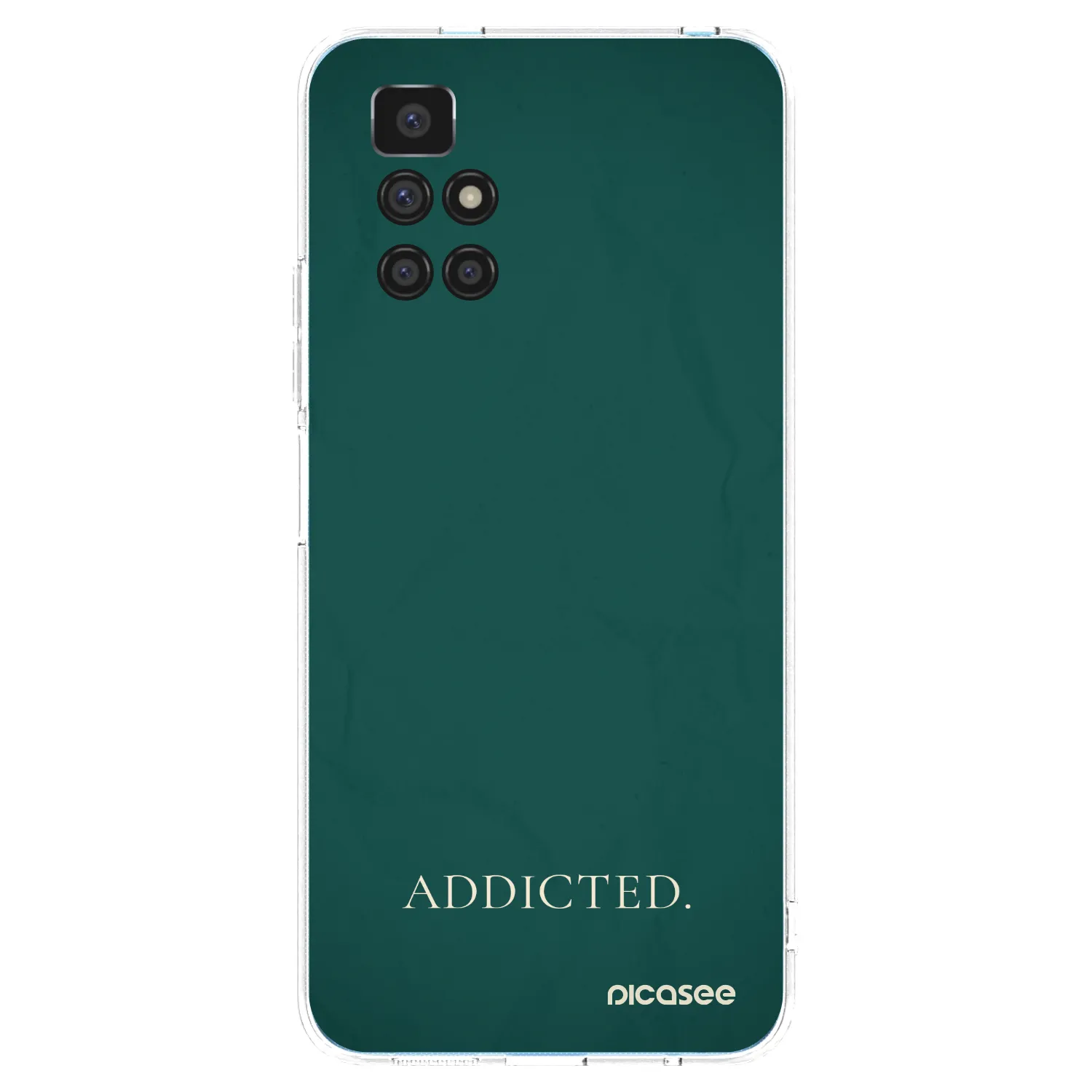 Picasee διαφανής θήκη σιλικόνης Xiaomi Redmi 10 (2022) - Addicted