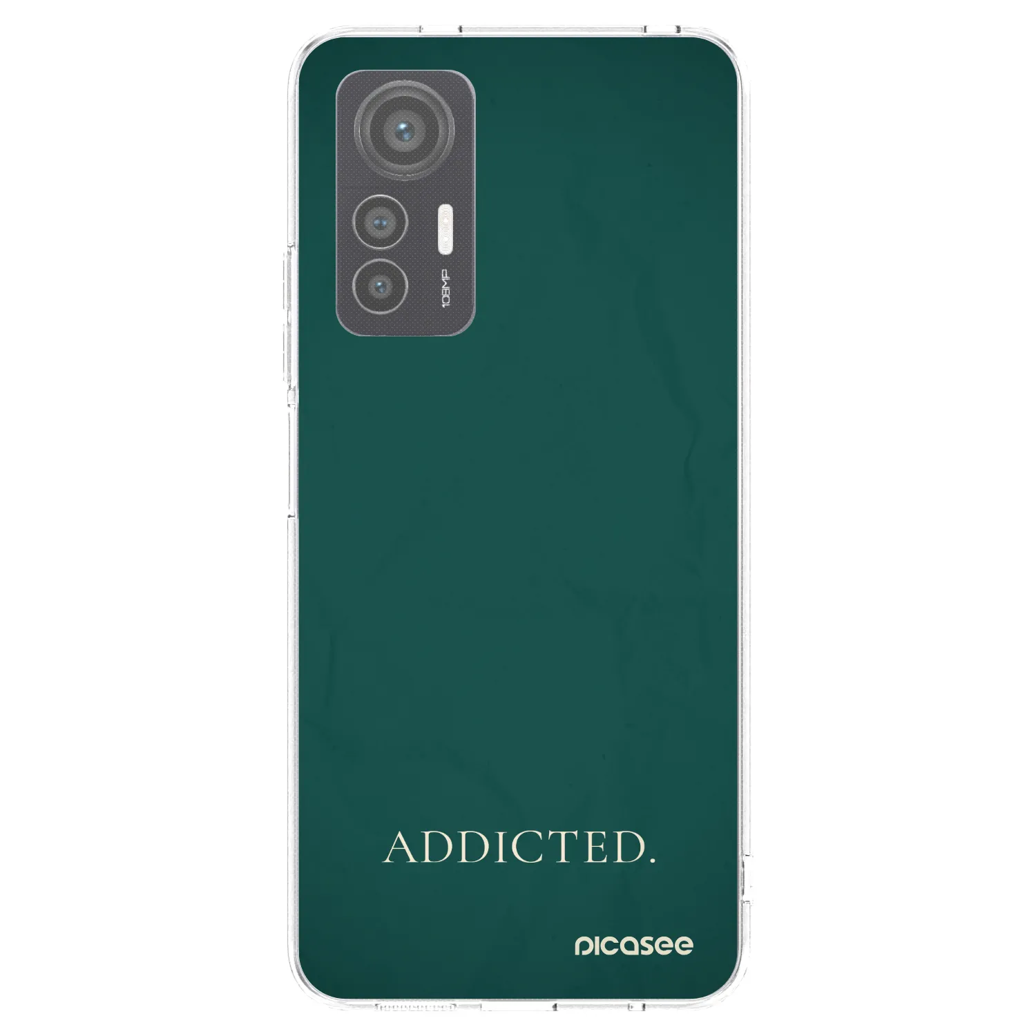 Picasee διαφανής θήκη σιλικόνης Xiaomi 12 Lite - Addicted