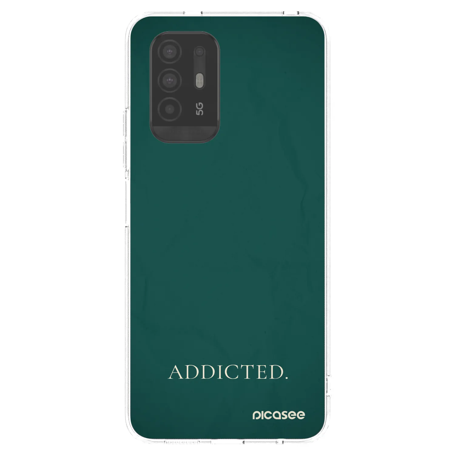 Picasee διαφανής θήκη σιλικόνης OPPO A94 5G - Addicted