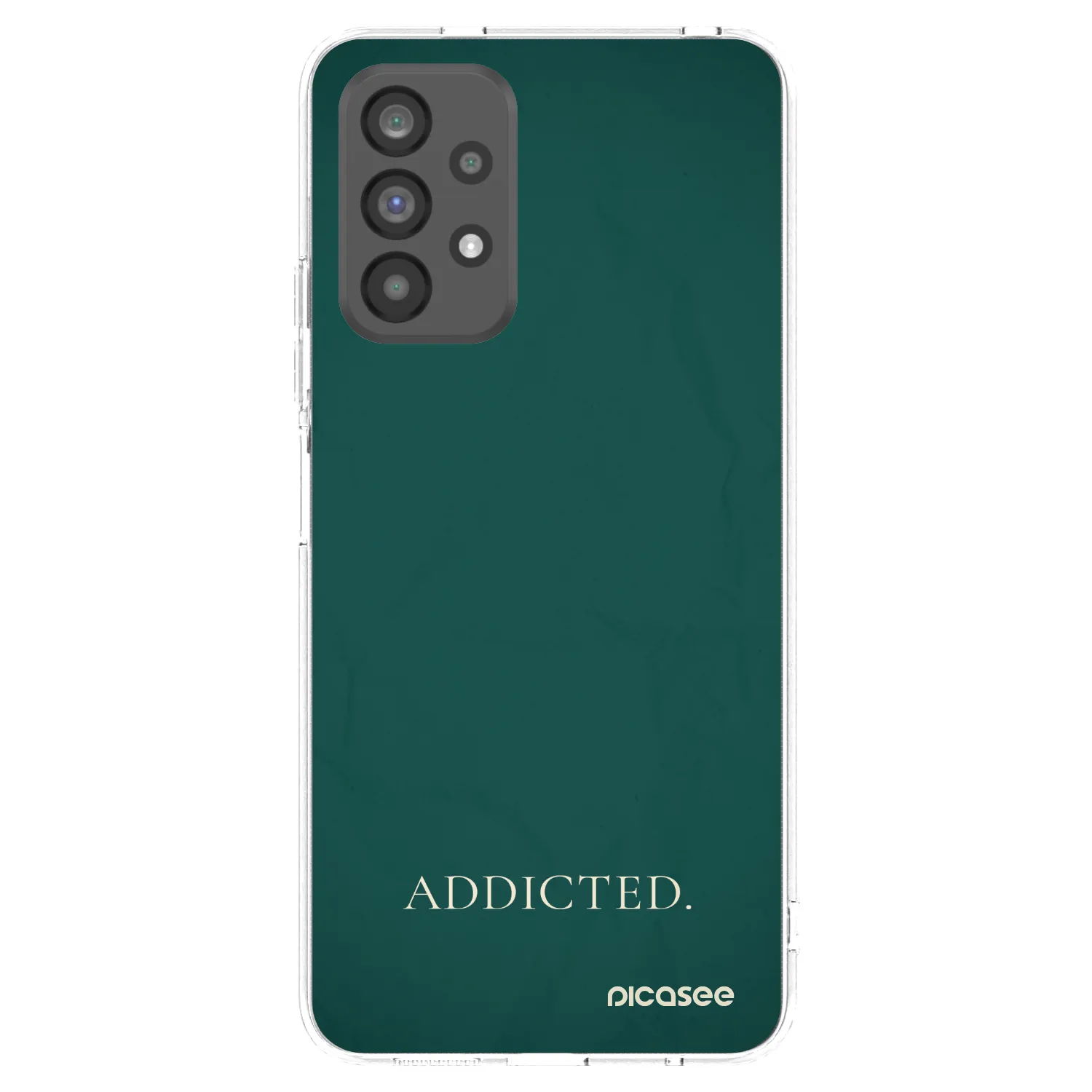 Picasee διαφανής θήκη σιλικόνης Samsung Galaxy A73 5G - Addicted