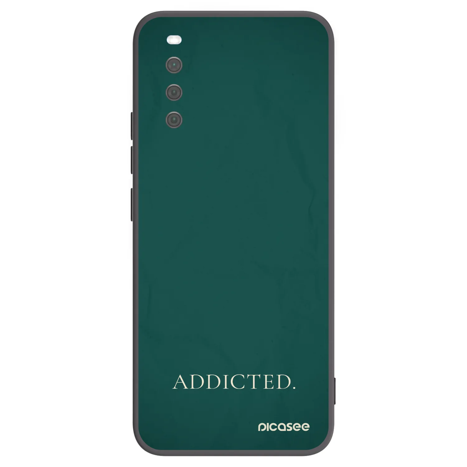 Picasee Μαύρη θήκη σιλικόνης για Sony Xperia 10 III - Addicted