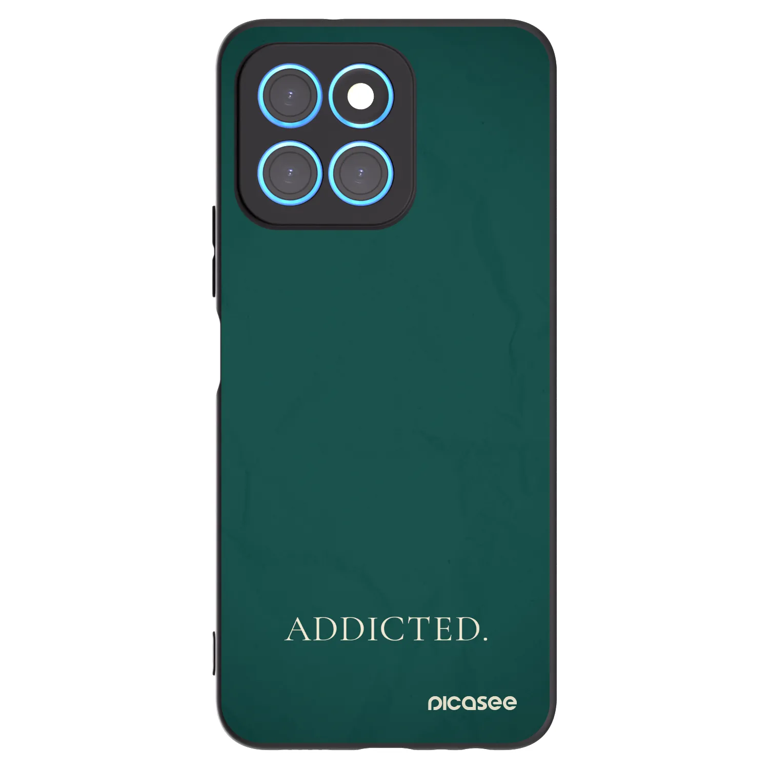 Picasee Μαύρη θήκη σιλικόνης για Honor X6 - Addicted
