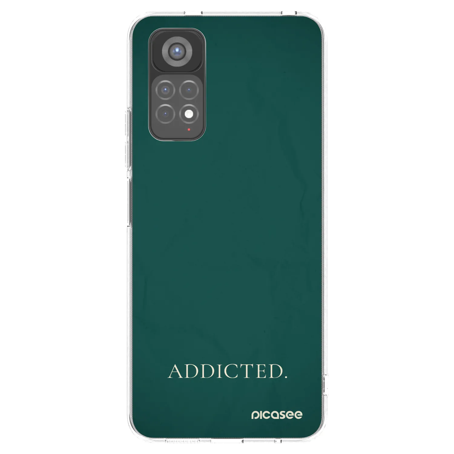 Picasee διαφανής θήκη σιλικόνης Xiaomi Redmi Note 11S 5G - Addicted