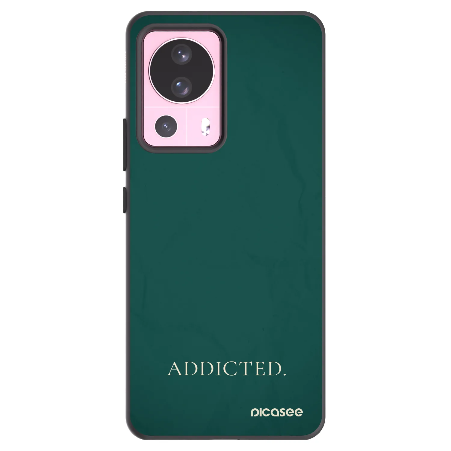 Picasee Μαύρη θήκη σιλικόνης για Xiaomi 13 Lite - Addicted