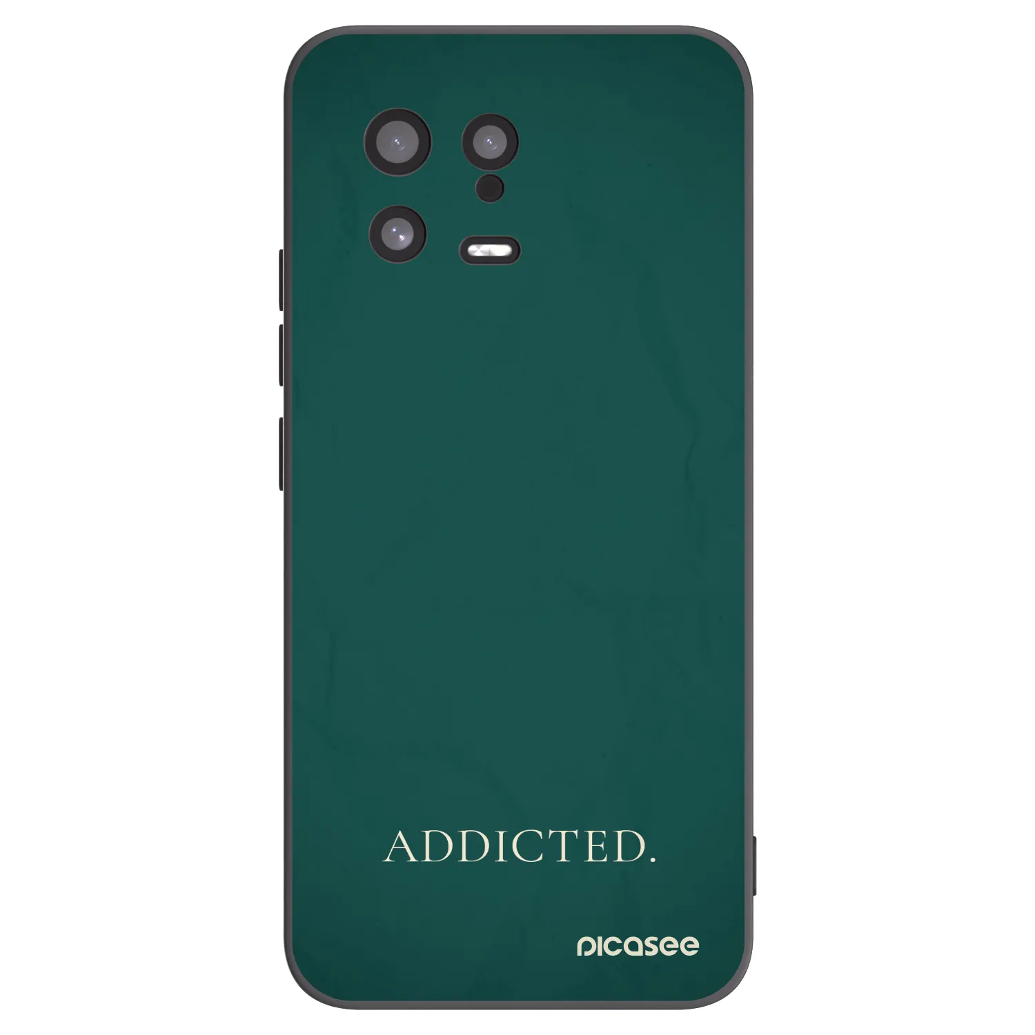 Picasee Μαύρη θήκη σιλικόνης για Xiaomi 13 - Addicted