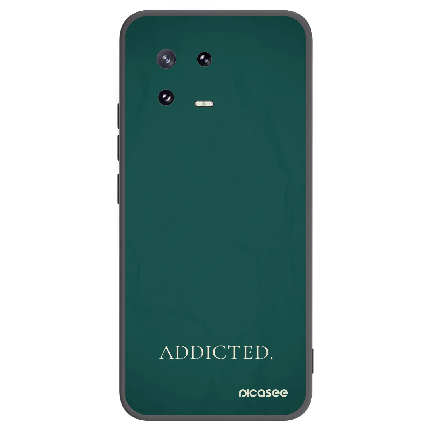 Picasee Μαύρη θήκη σιλικόνης για Xiaomi 13 Pro - Addicted