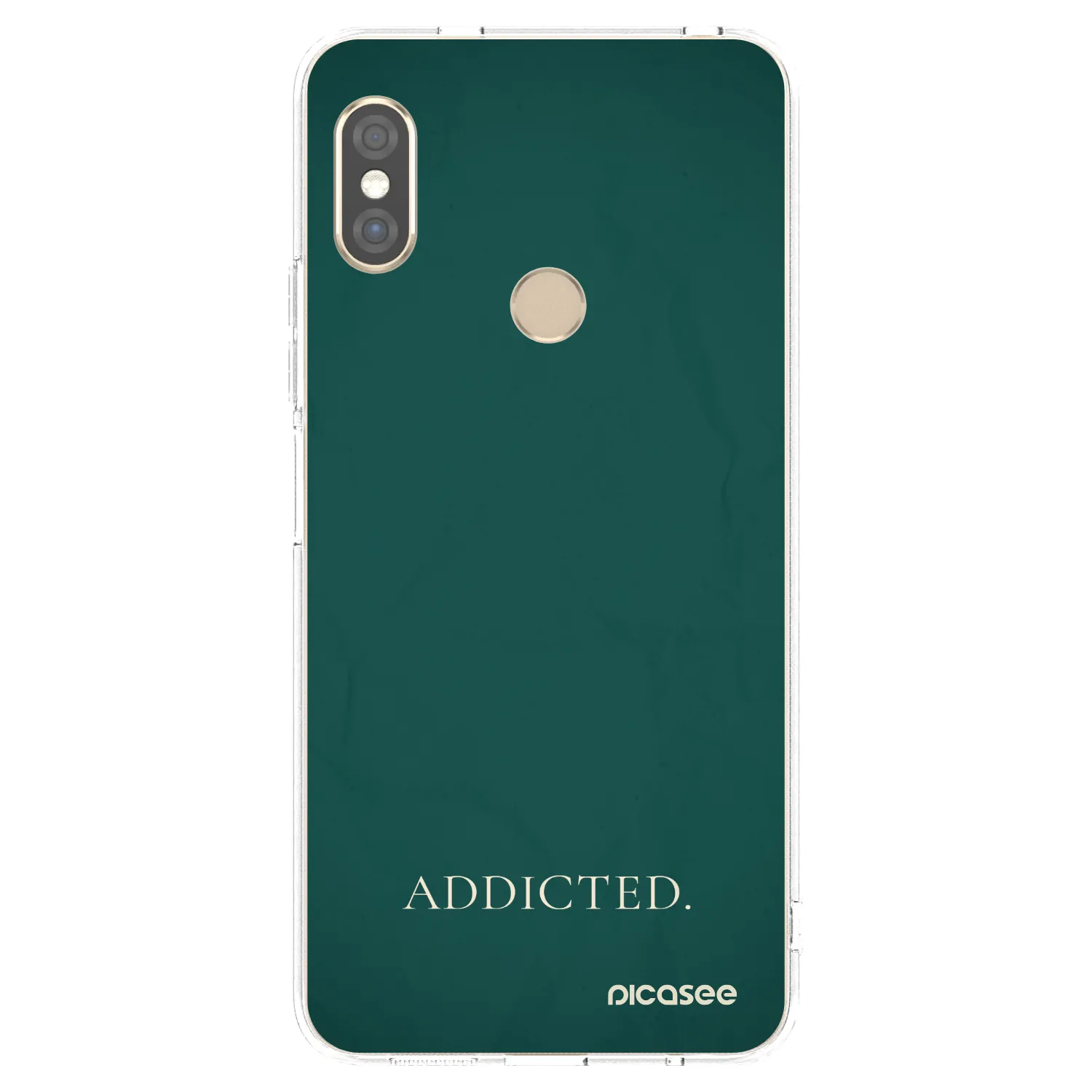 Picasee διαφανής θήκη σιλικόνης Xiaomi Redmi Note 5 Global - Addicted