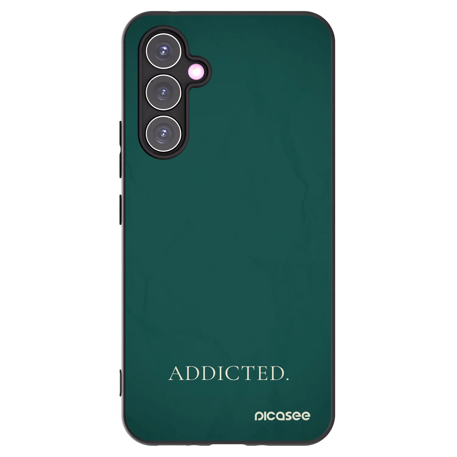 Picasee Μαύρη θήκη σιλικόνης για Samsung Galaxy A54 5G A546B - Addicted