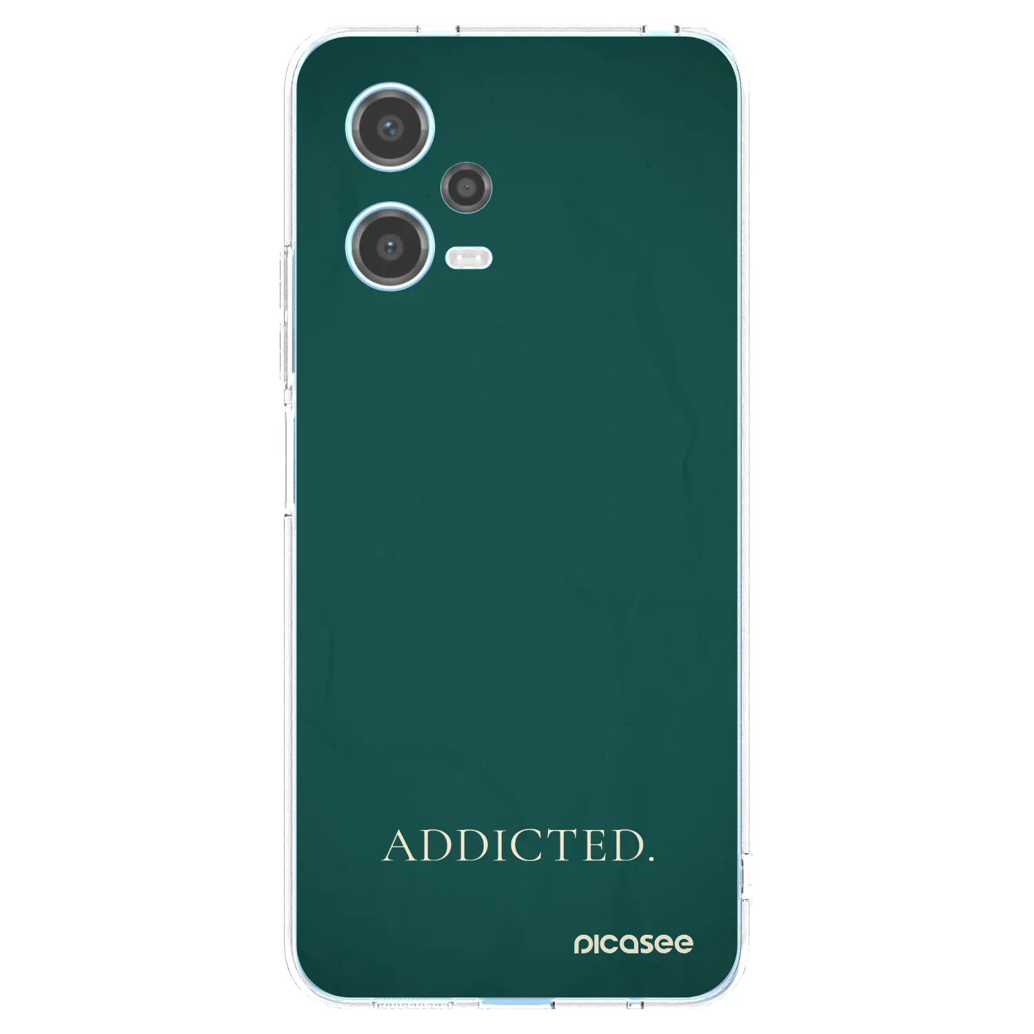 Picasee διαφανής θήκη σιλικόνης Xiaomi Redmi Note 12 5G - Addicted