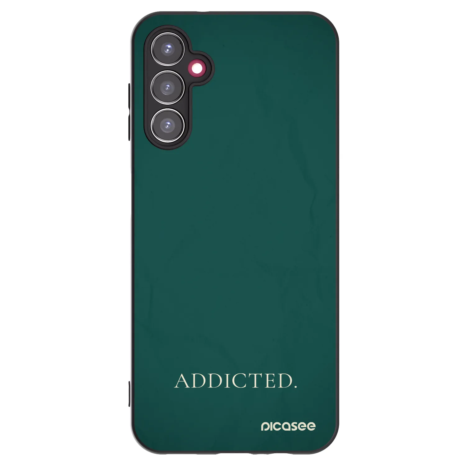 Picasee Μαύρη θήκη σιλικόνης για Samsung Galaxy A14 5G A146P - Addicted