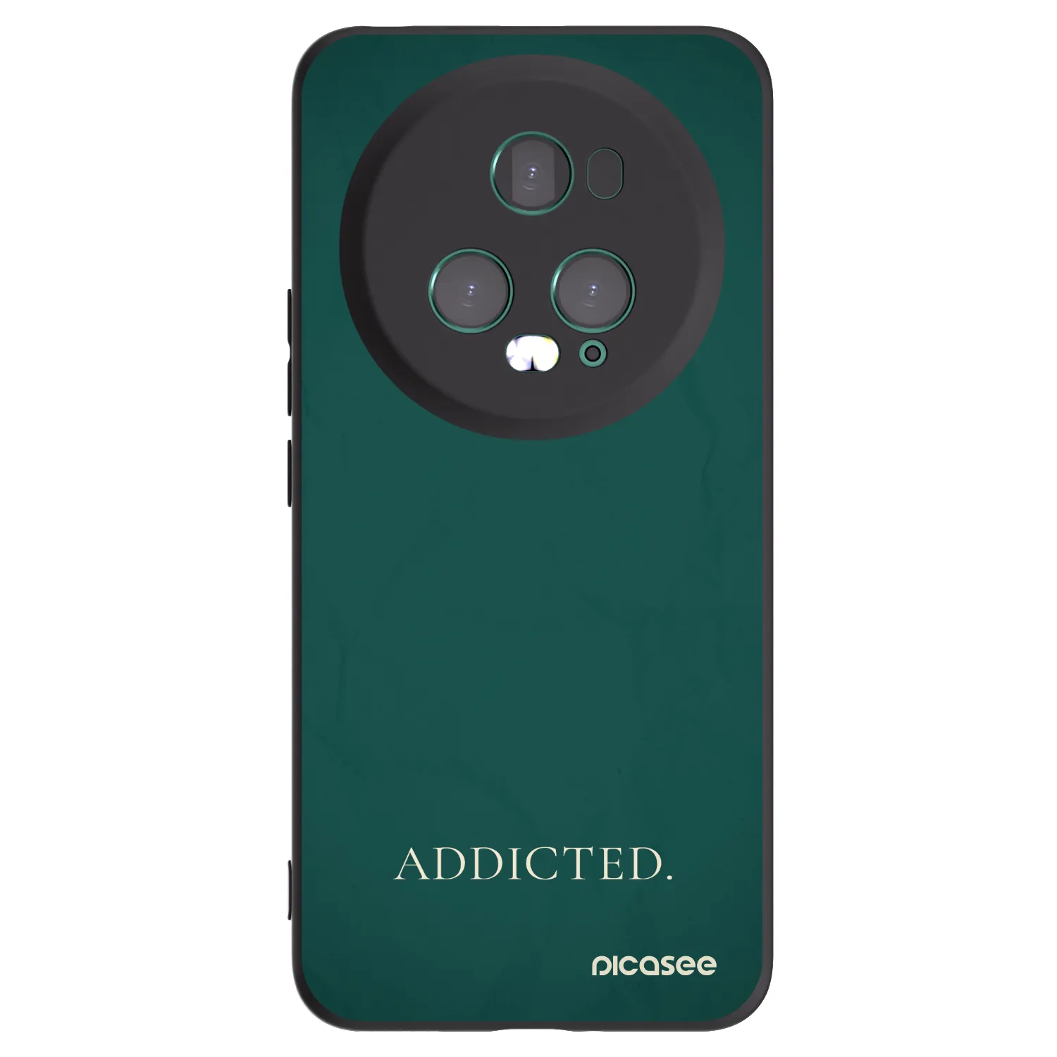 Picasee Μαύρη θήκη σιλικόνης για Honor Magic5 Pro - Addicted