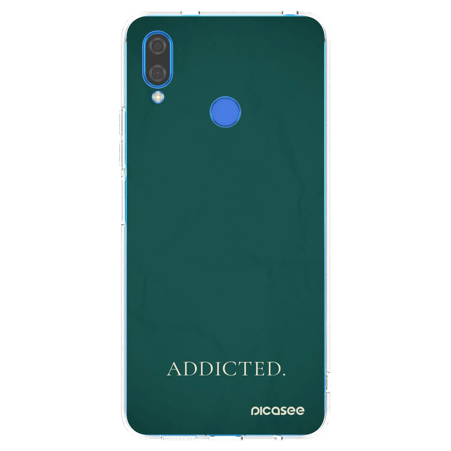 Picasee διαφανής θήκη σιλικόνης Huawei Nova 3 - Addicted