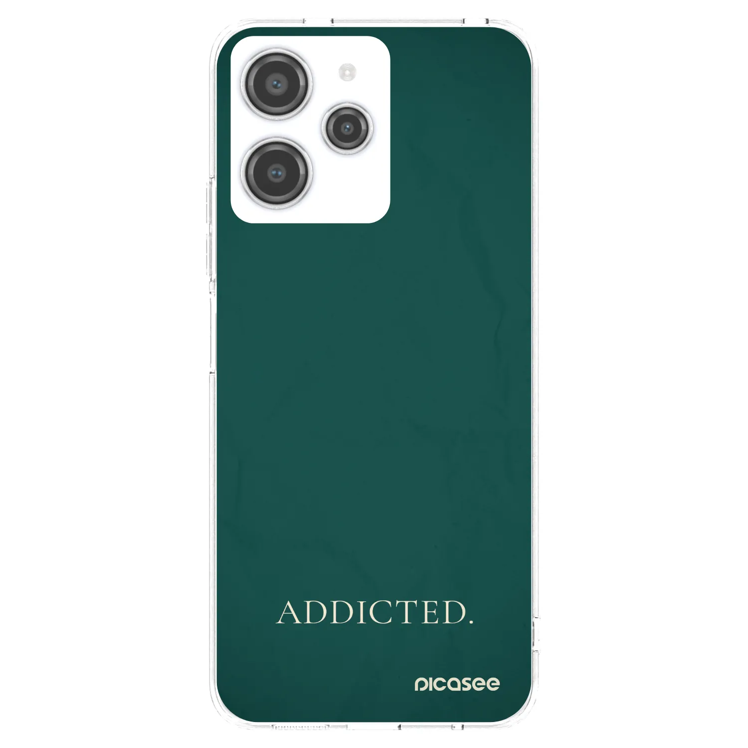 Picasee διαφανής θήκη σιλικόνης Xiaomi Redmi 12 4G - Addicted