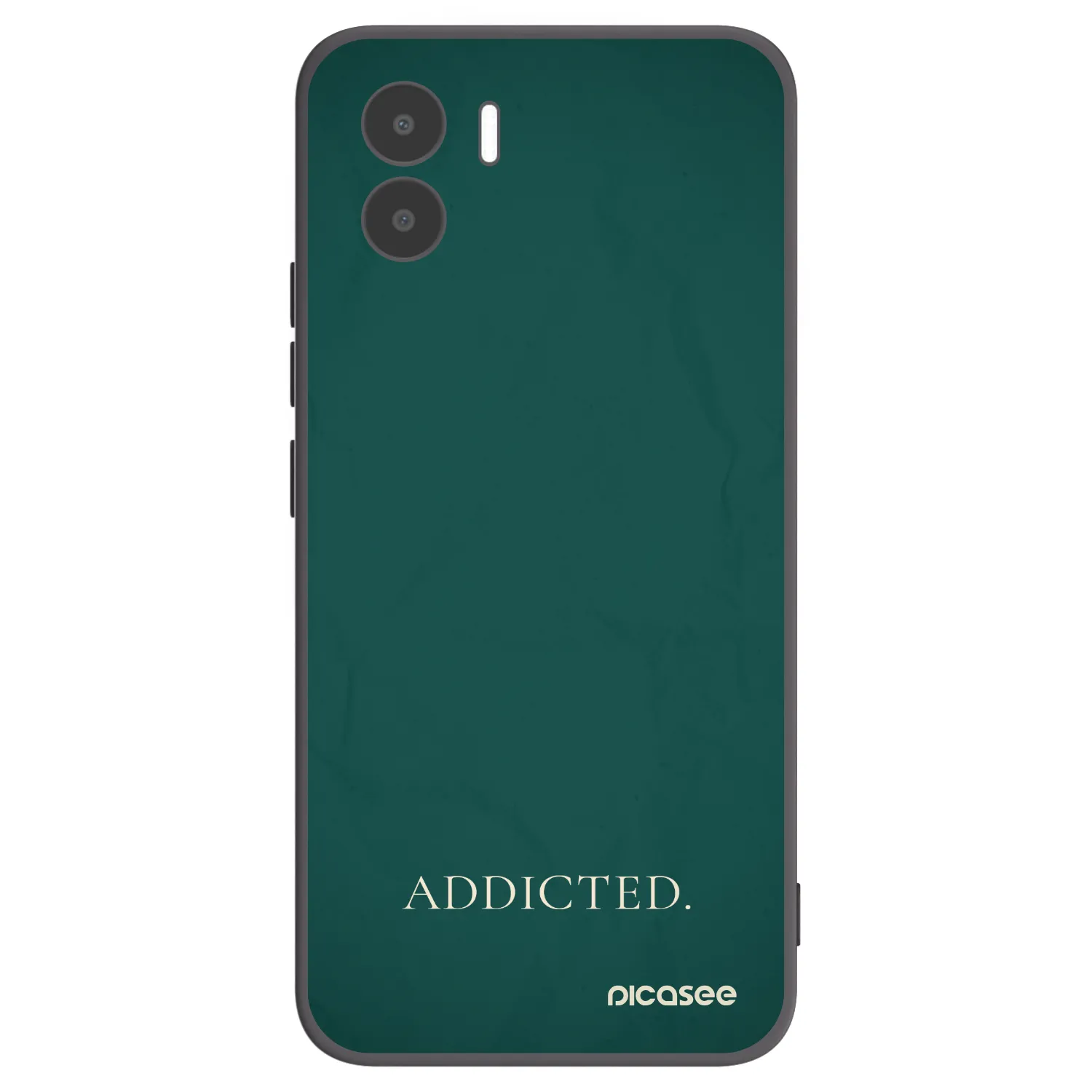 Picasee Μαύρη θήκη σιλικόνης για Xiaomi Redmi A2 - Addicted