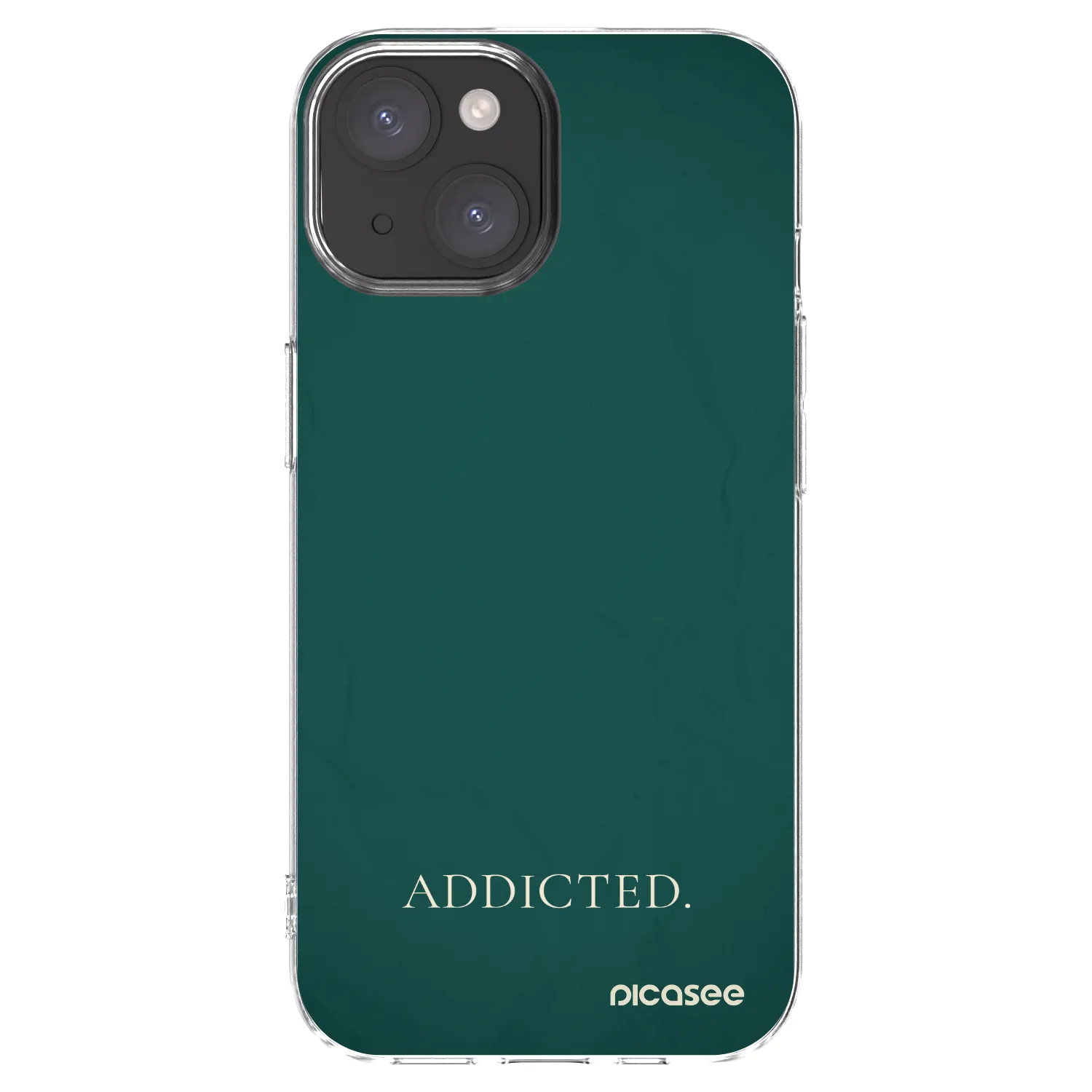 Picasee διαφανής θήκη σιλικόνης Apple iPhone 15 - Addicted