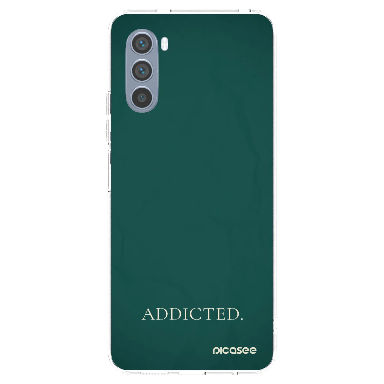 Picasee διαφανής θήκη σιλικόνης Motorola Moto G62 - Addicted