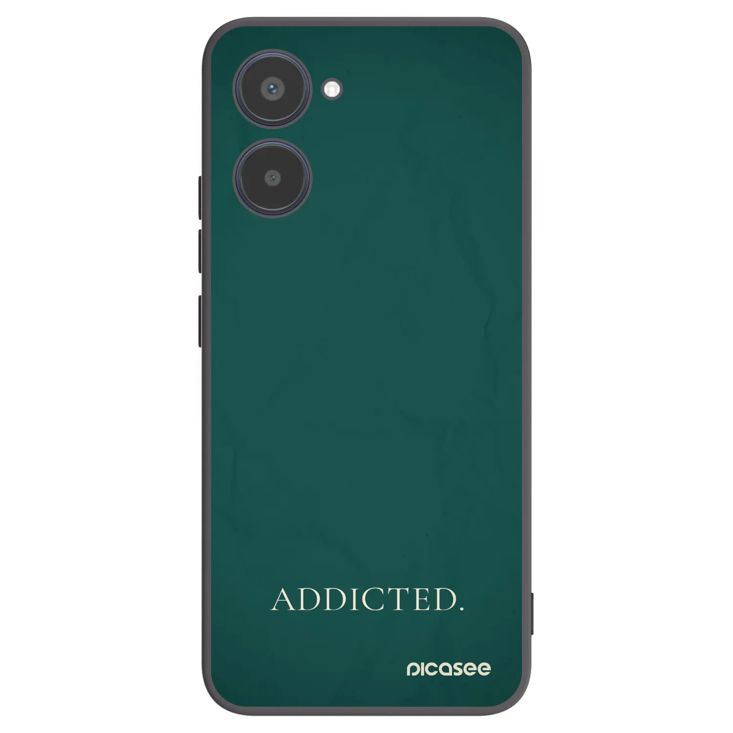 Picasee Μαύρη θήκη σιλικόνης για Realme 10 4G - Addicted