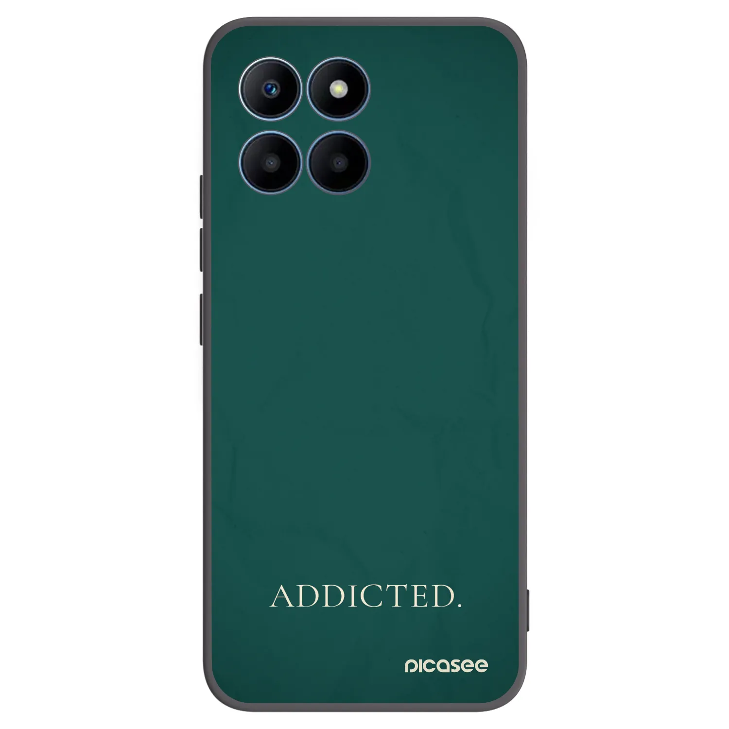 Picasee Μαύρη θήκη σιλικόνης για Honor 70 Lite - Addicted