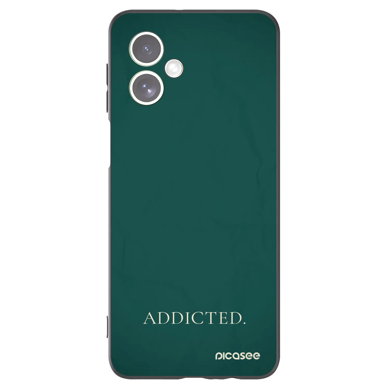 Picasee Μαύρη θήκη σιλικόνης για Motorola Moto G54 5G - Addicted