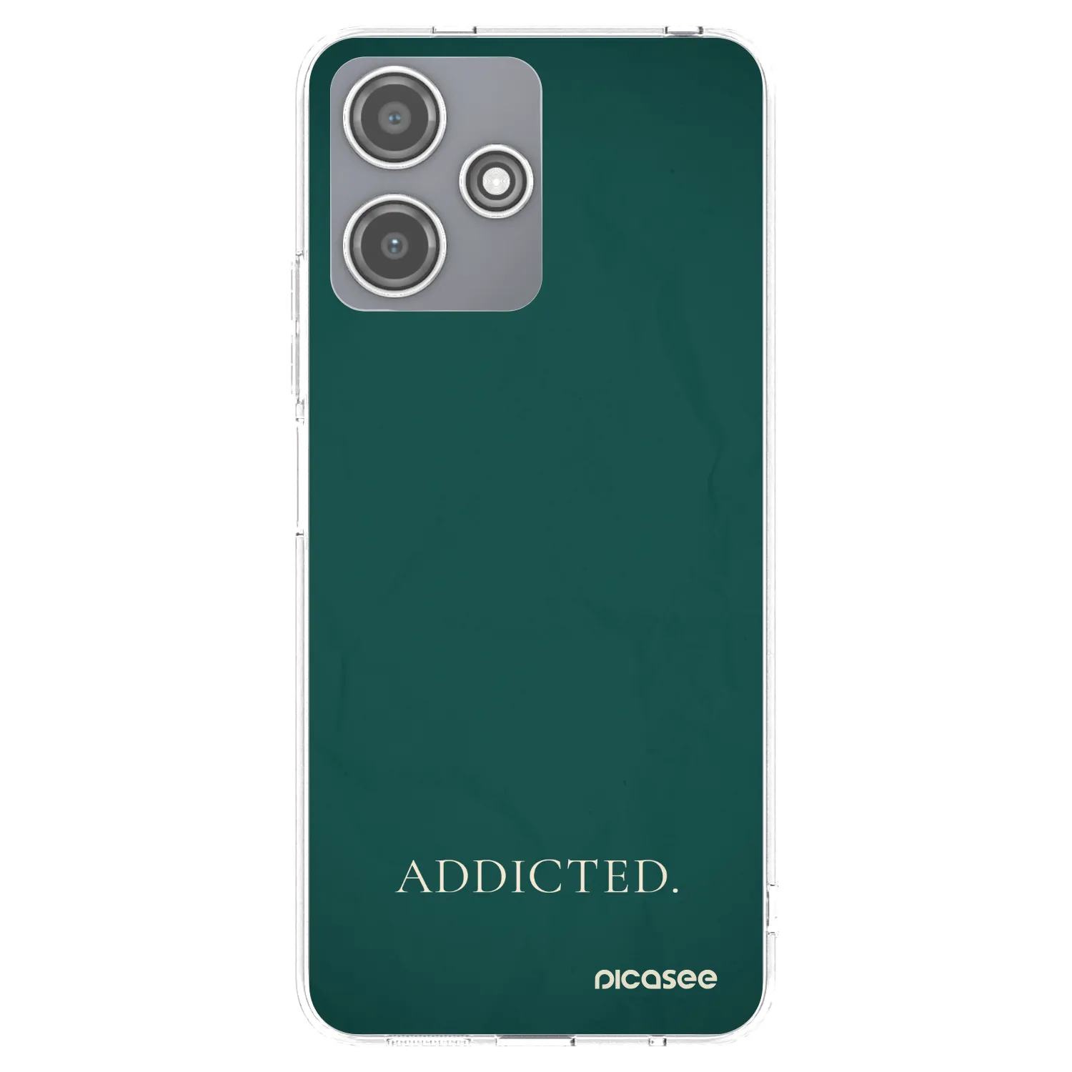Picasee διαφανής θήκη σιλικόνης Xiaomi Redmi 12 5G - Addicted