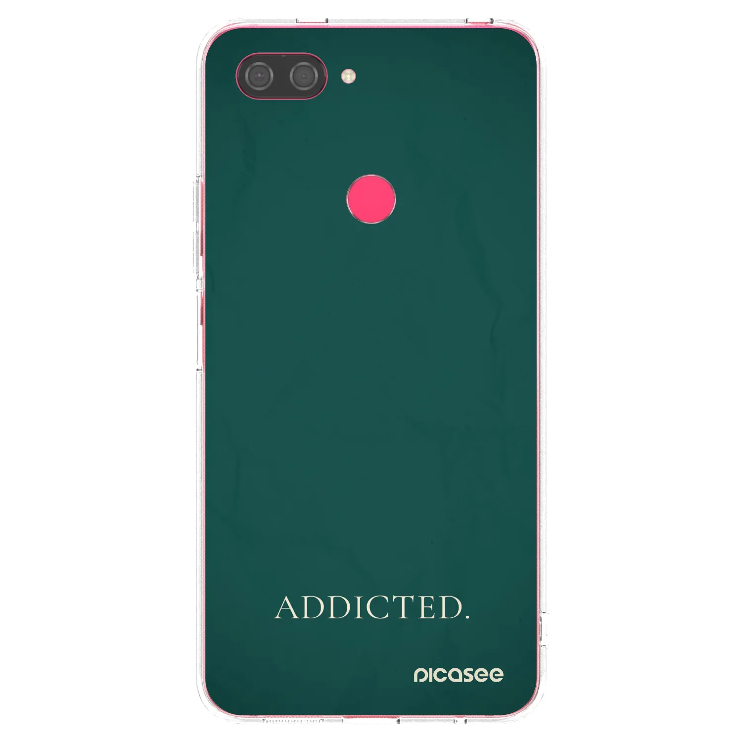 Picasee διαφανής θήκη σιλικόνης Xiaomi Mi 8 Lite - Addicted