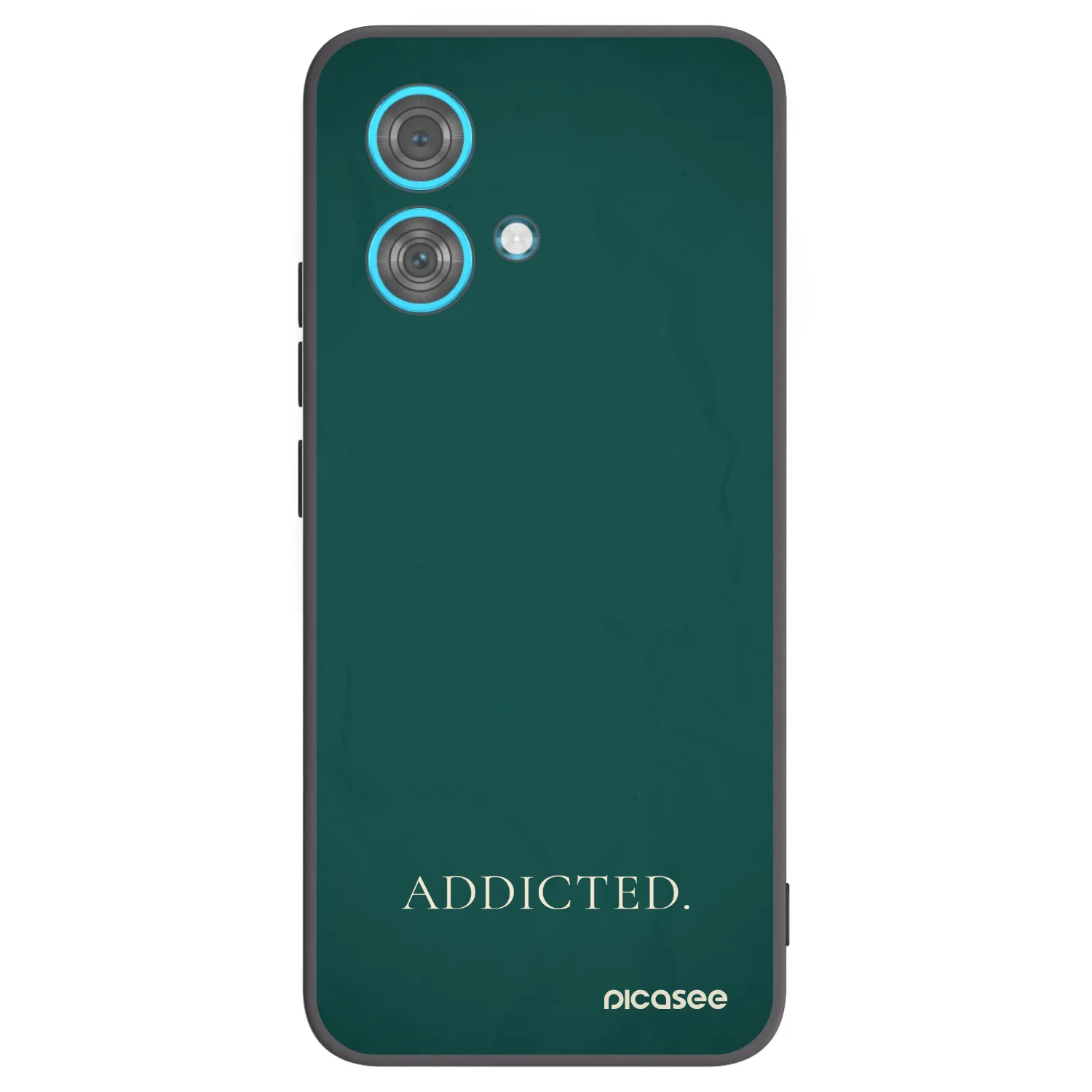 Picasee Μαύρη θήκη σιλικόνης για Motorola Edge 40 Neo - Addicted