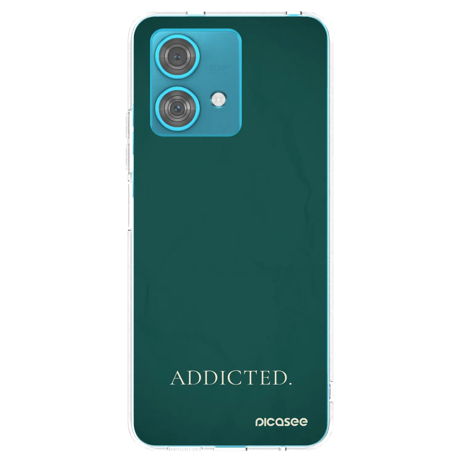 Picasee διαφανής θήκη σιλικόνης Motorola Edge 40 Neo - Addicted