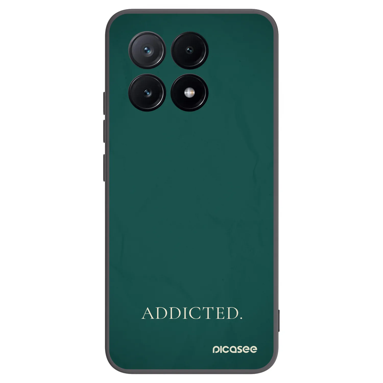 Picasee Μαύρη θήκη σιλικόνης για Xiaomi Poco X6 Pro - Addicted