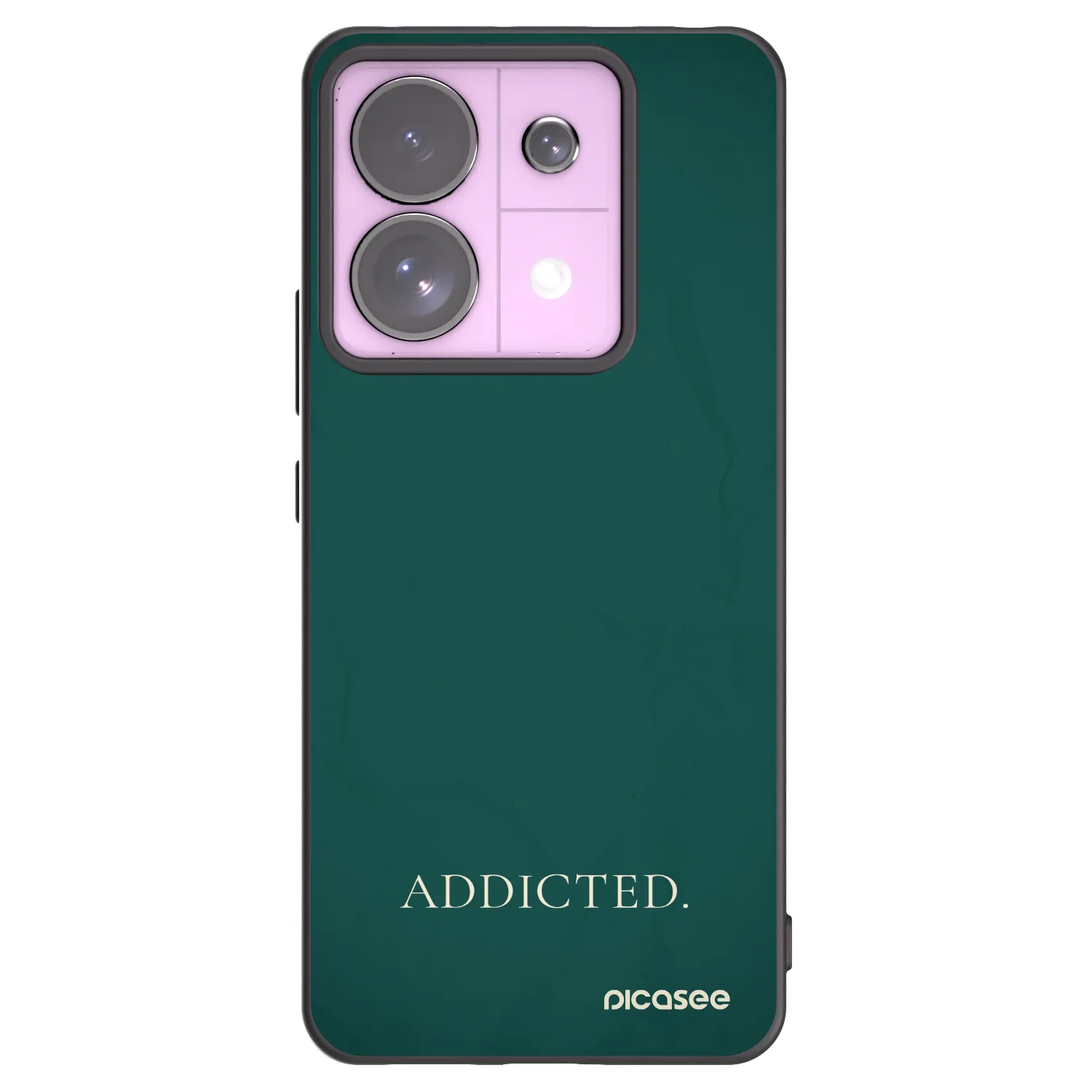 Picasee Μαύρη θήκη σιλικόνης για Xiaomi Redmi Note 13 Pro 5G - Addicted