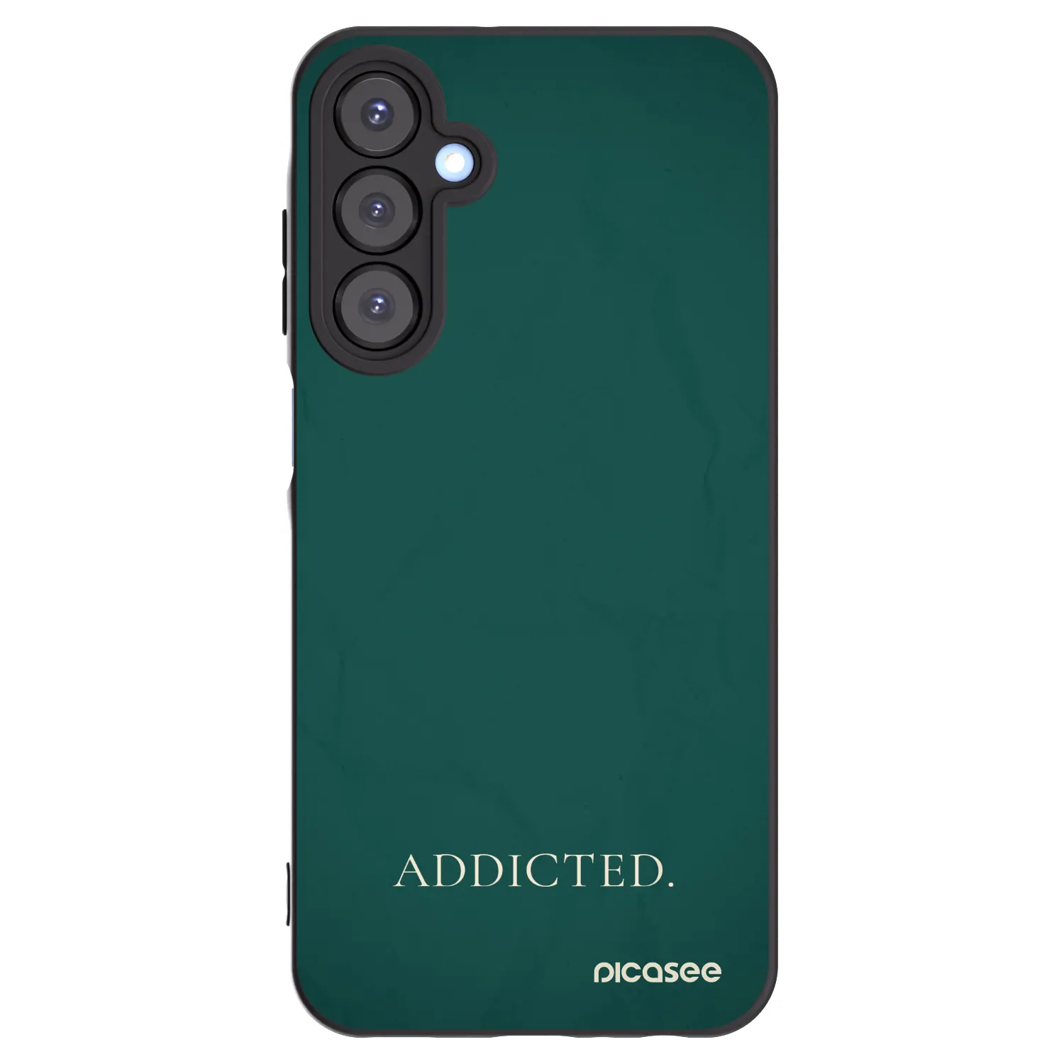 Picasee Μαύρη θήκη σιλικόνης για Samsung Galaxy A25 A256B 5G - Addicted