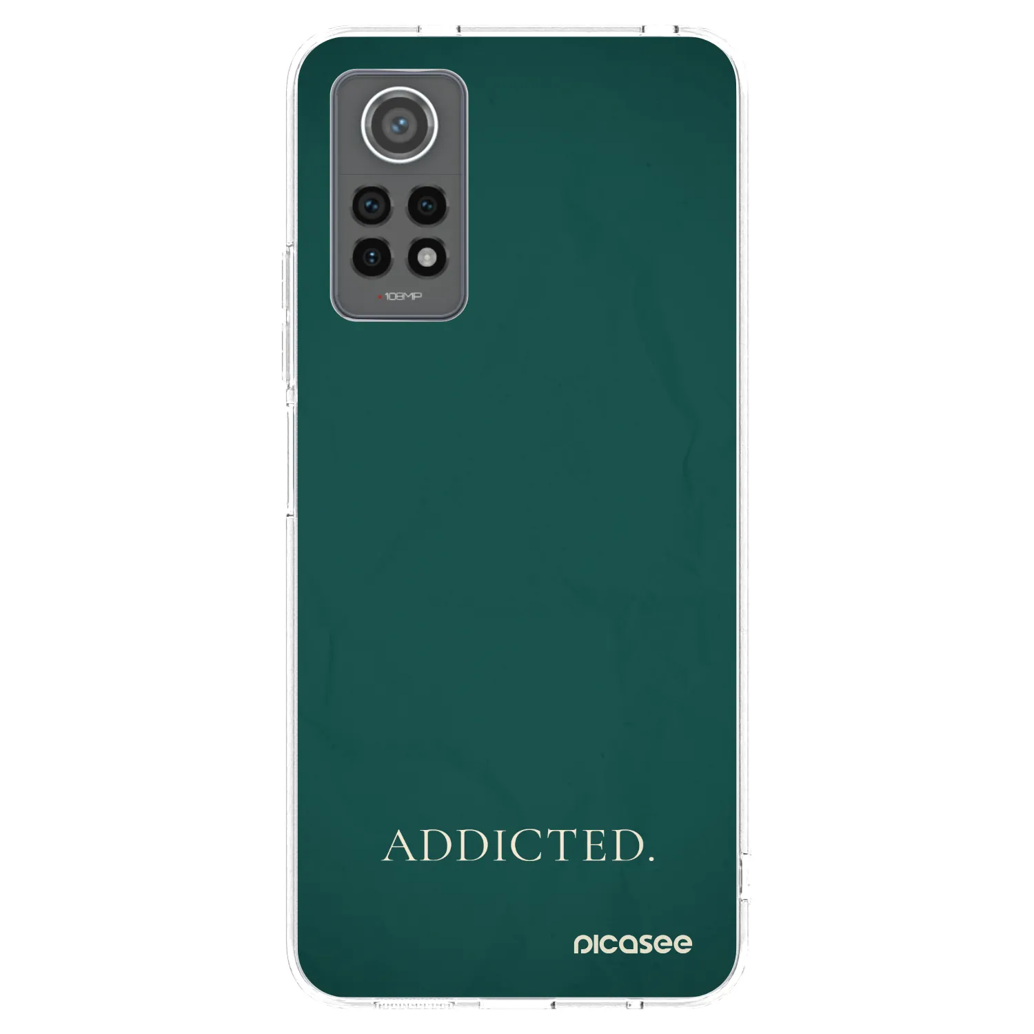 Picasee διαφανής θήκη σιλικόνης Xiaomi Redmi Note 12 Pro 4G - Addicted