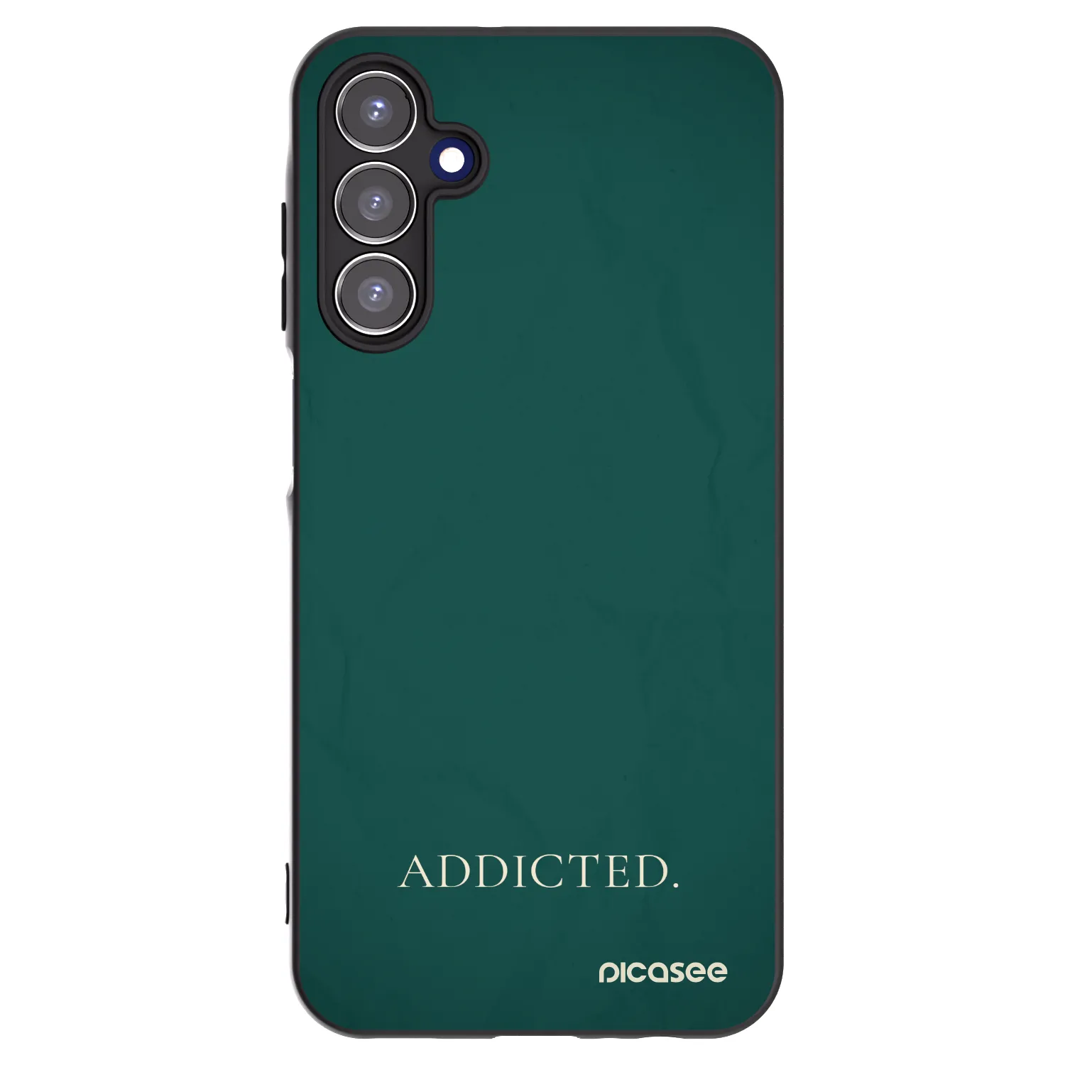Picasee Μαύρη θήκη σιλικόνης για Samsung Galaxy A15 A155F 4G - Addicted