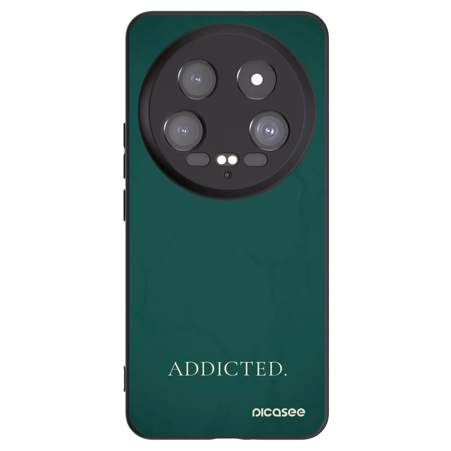 Picasee Μαύρη θήκη σιλικόνης για Xiaomi 14 Ultra - Addicted