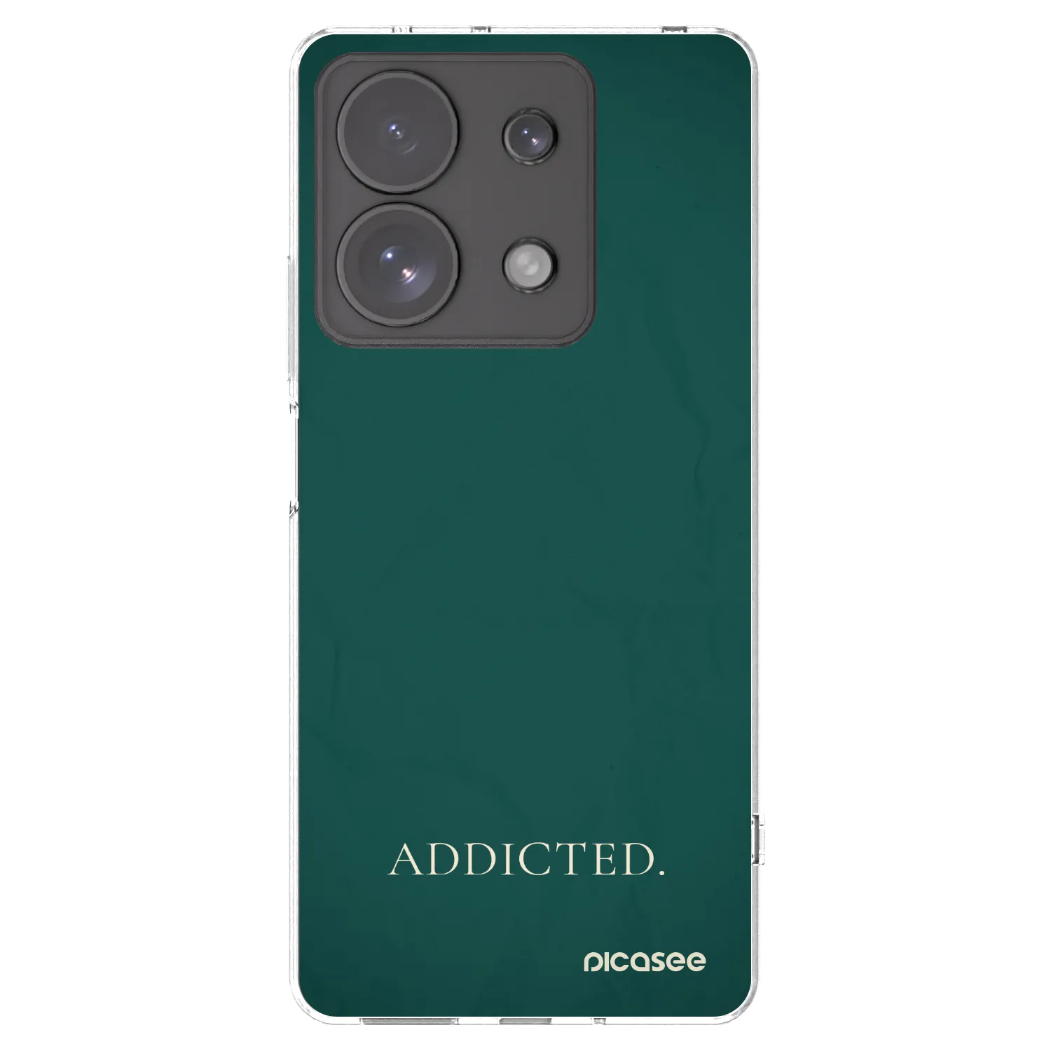 Picasee διαφανής θήκη σιλικόνης Xiaomi Redmi Note 13 Pro 4G - Addicted