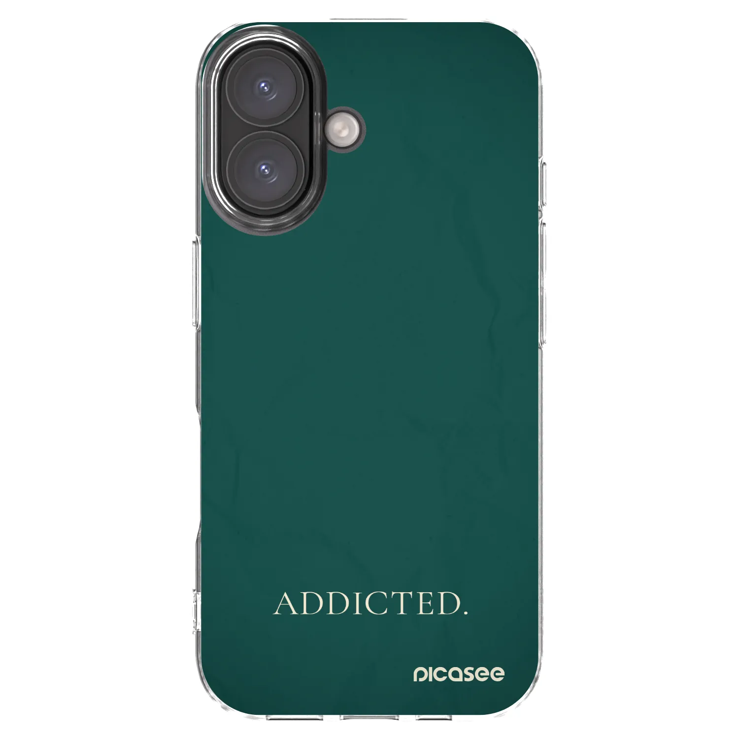 Picasee διαφανής θήκη σιλικόνης Apple iPhone 16 - Addicted