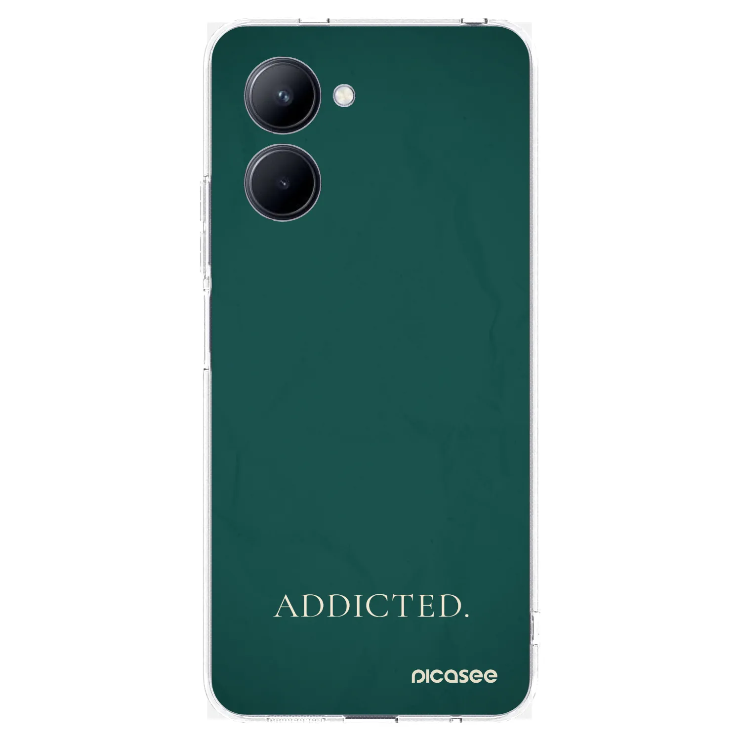 Picasee διαφανής θήκη σιλικόνης Realme C33 (2023) - Addicted