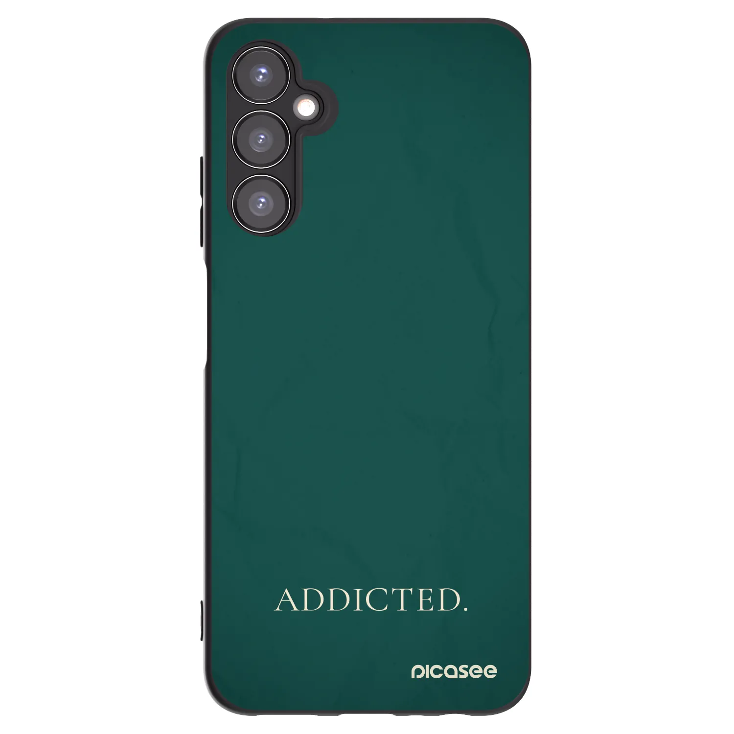 Picasee Μαύρη θήκη σιλικόνης για Samsung Galaxy A05s A057G - Addicted