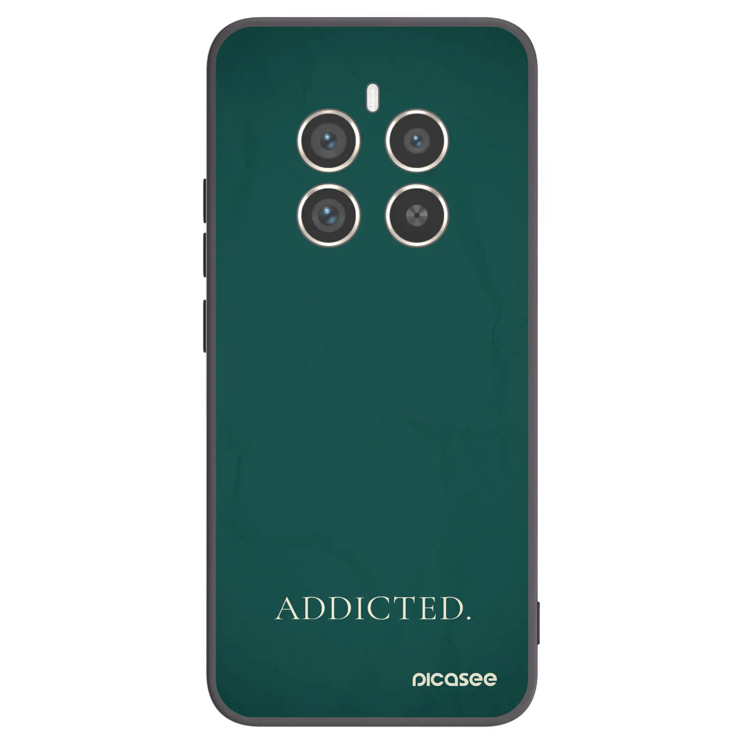 Picasee Μαύρη θήκη σιλικόνης για Realme 12 Pro 5G - Addicted
