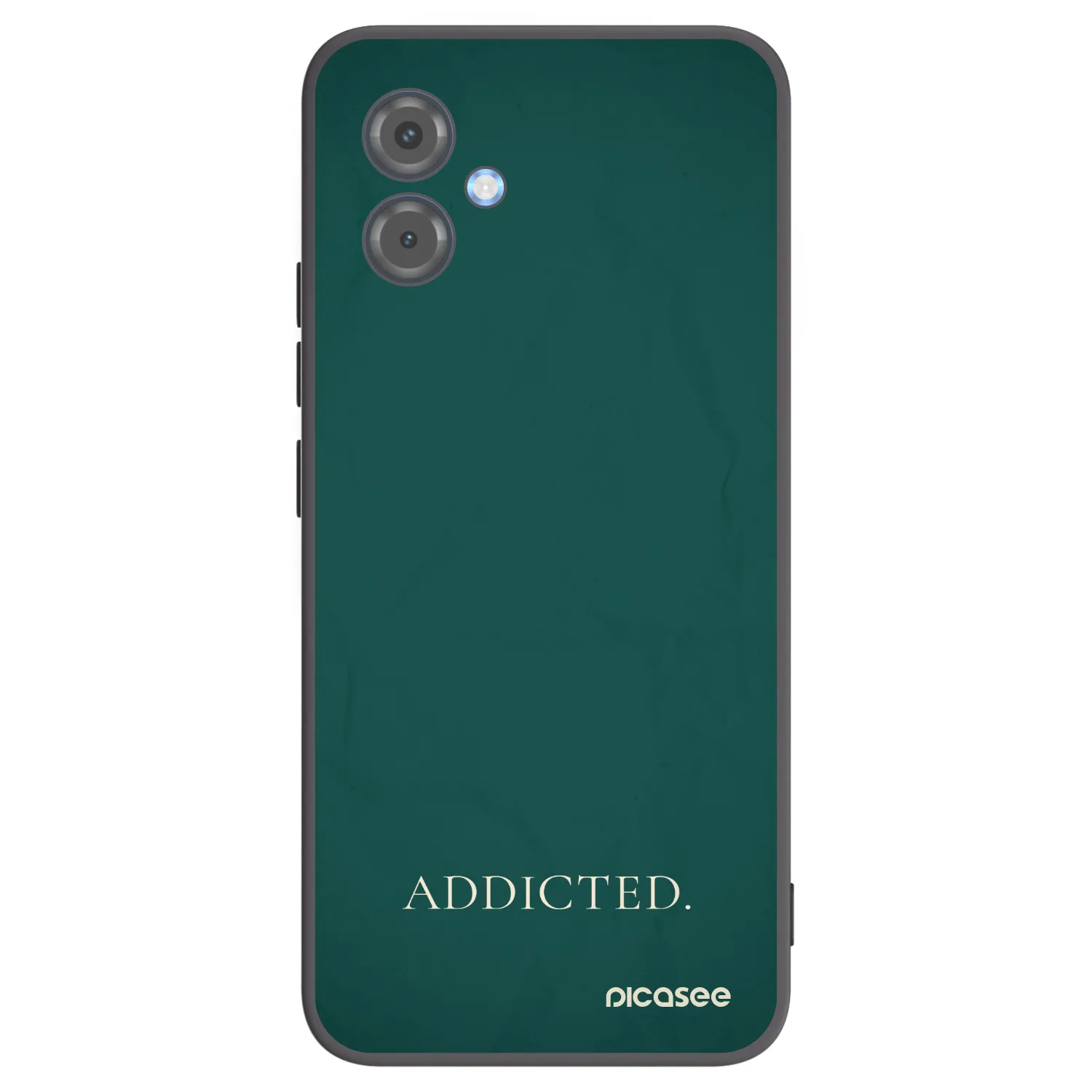 Picasee Μαύρη θήκη σιλικόνης για Motorola Moto G14 - Addicted