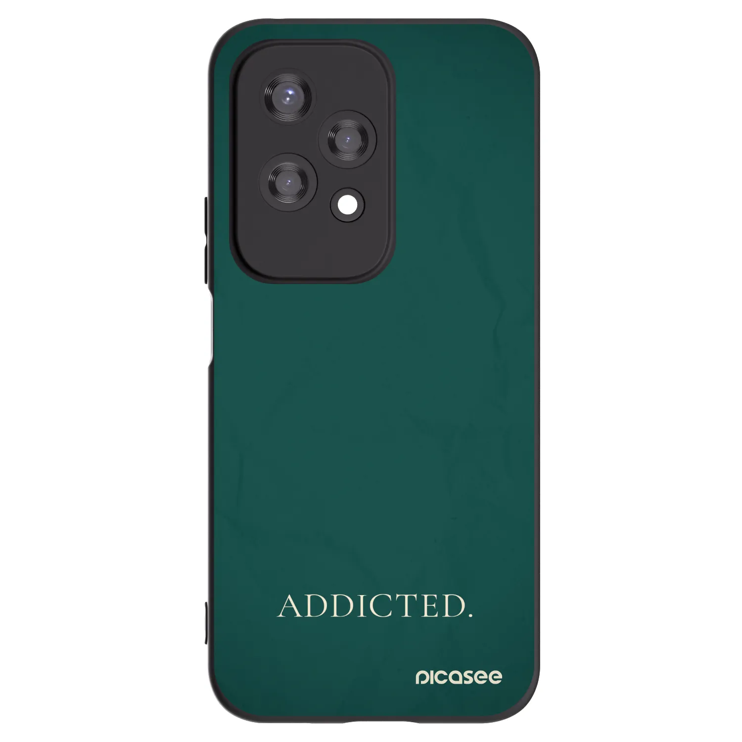 Picasee Μαύρη θήκη σιλικόνης για Honor 200 Lite - Addicted
