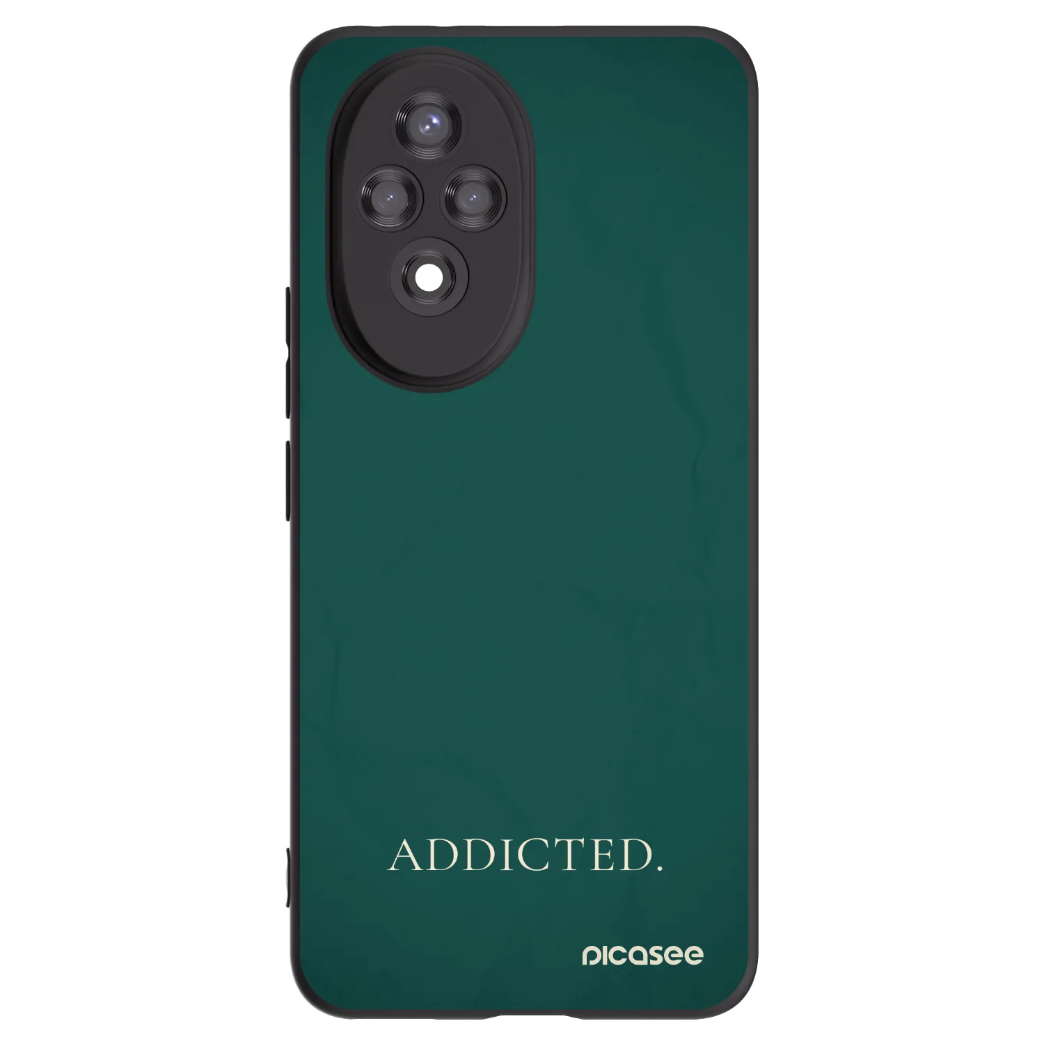 Picasee Μαύρη θήκη σιλικόνης για Honor 200 Pro 5G - Addicted
