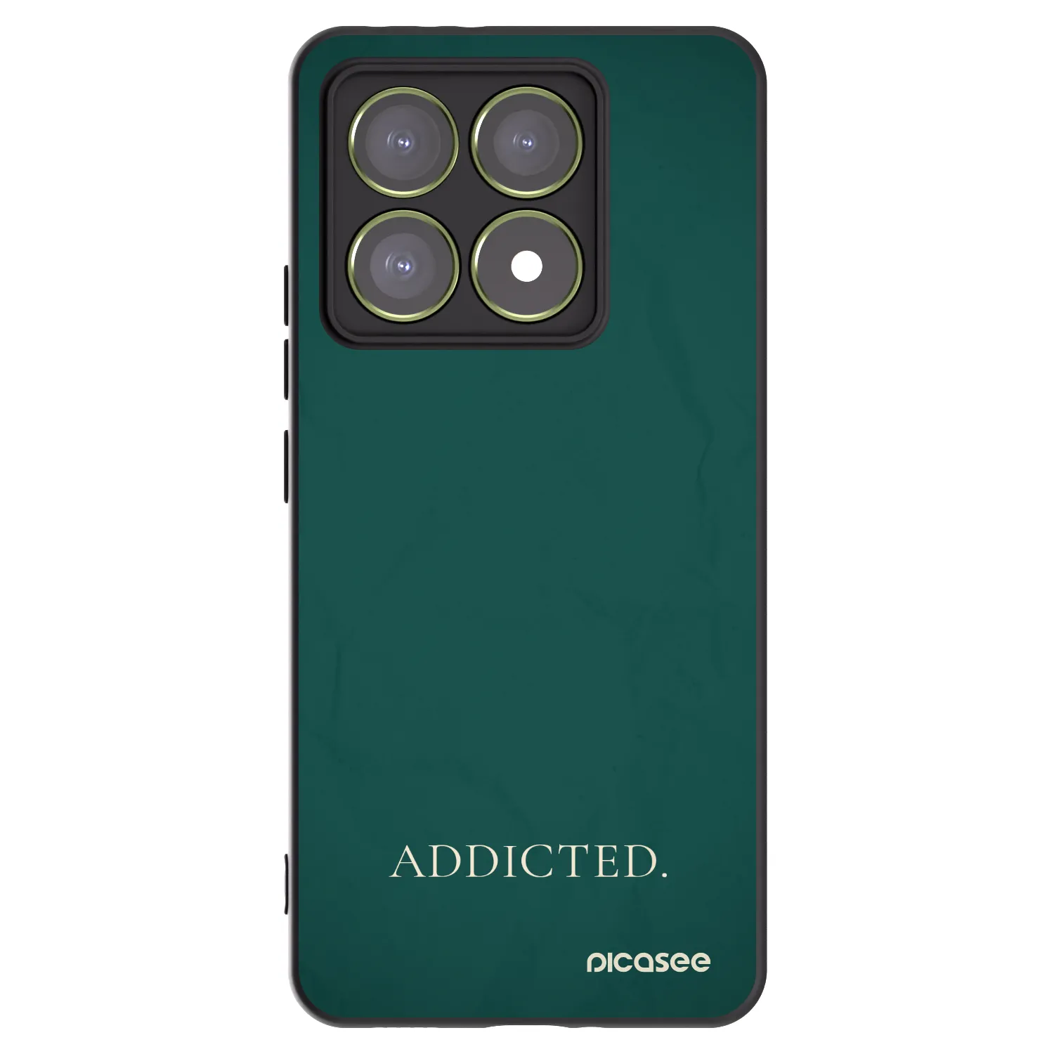 Picasee Μαύρη θήκη σιλικόνης για Xiaomi 14T - Addicted