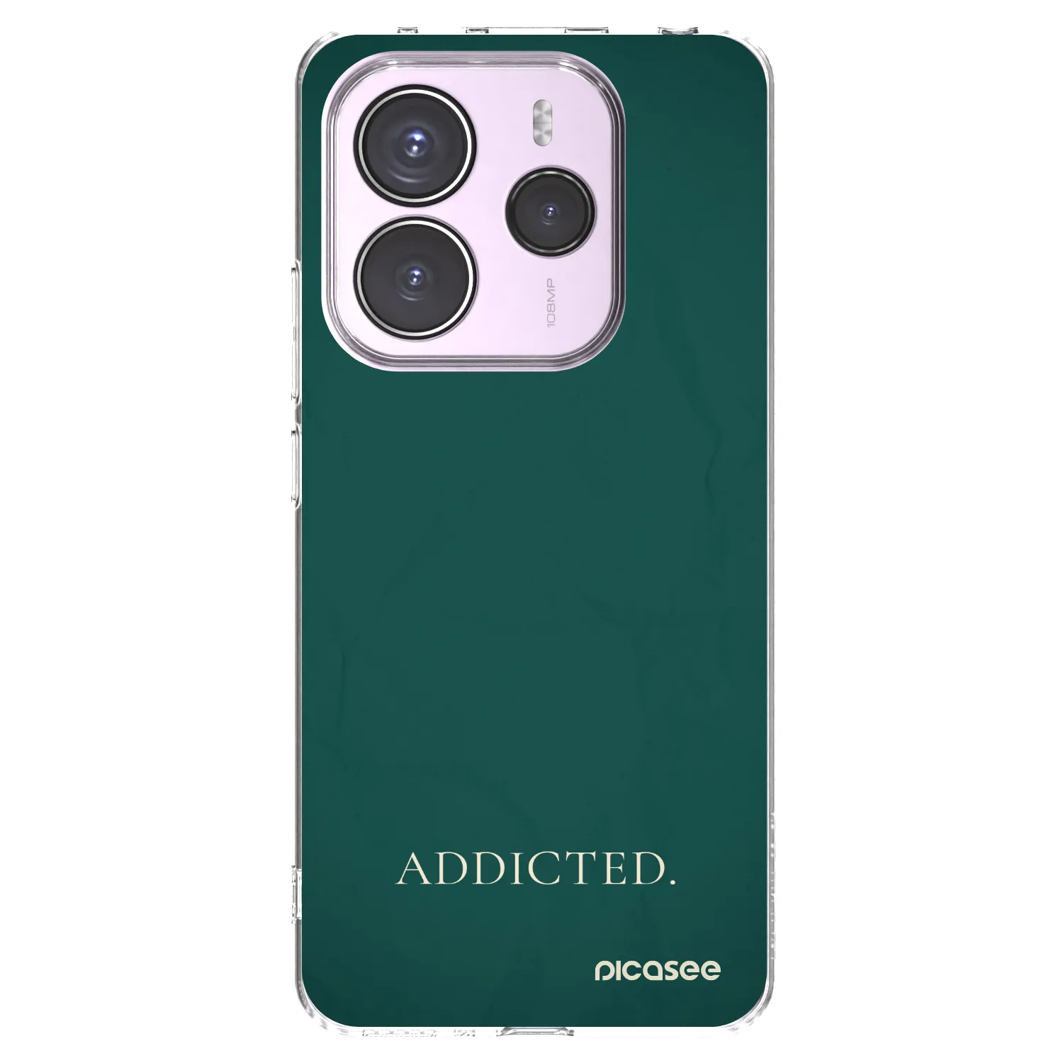 Picasee διαφανής θήκη σιλικόνης Xiaomi Redmi Note 14 5G - Addicted