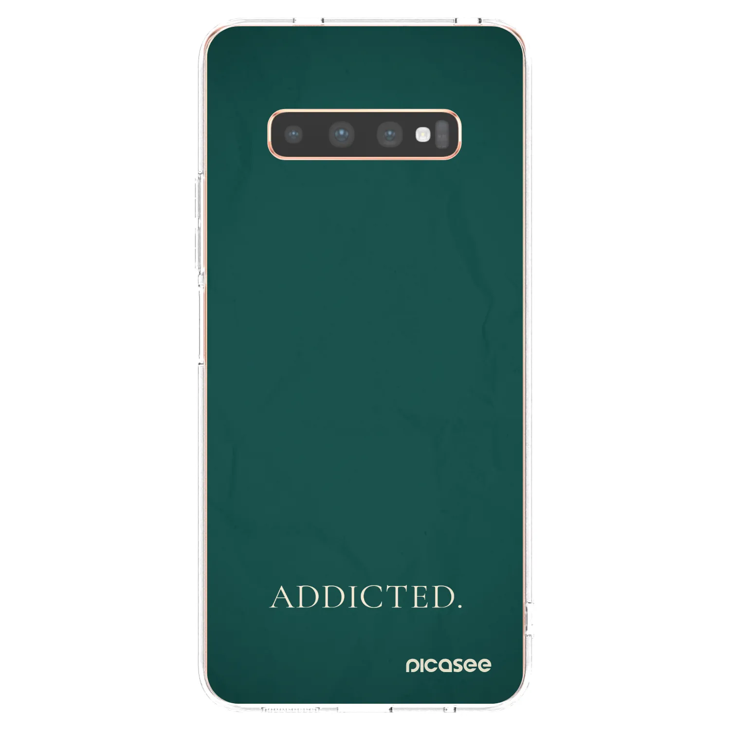 Picasee διαφανής θήκη σιλικόνης Samsung Galaxy S10 Plus G975 - Addicted