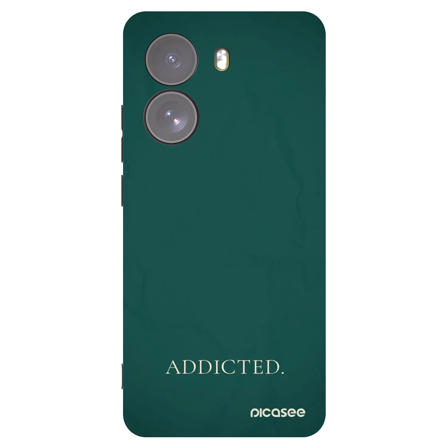 Picasee Μαύρη θήκη σιλικόνης για Xiaomi Poco X7 - Addicted