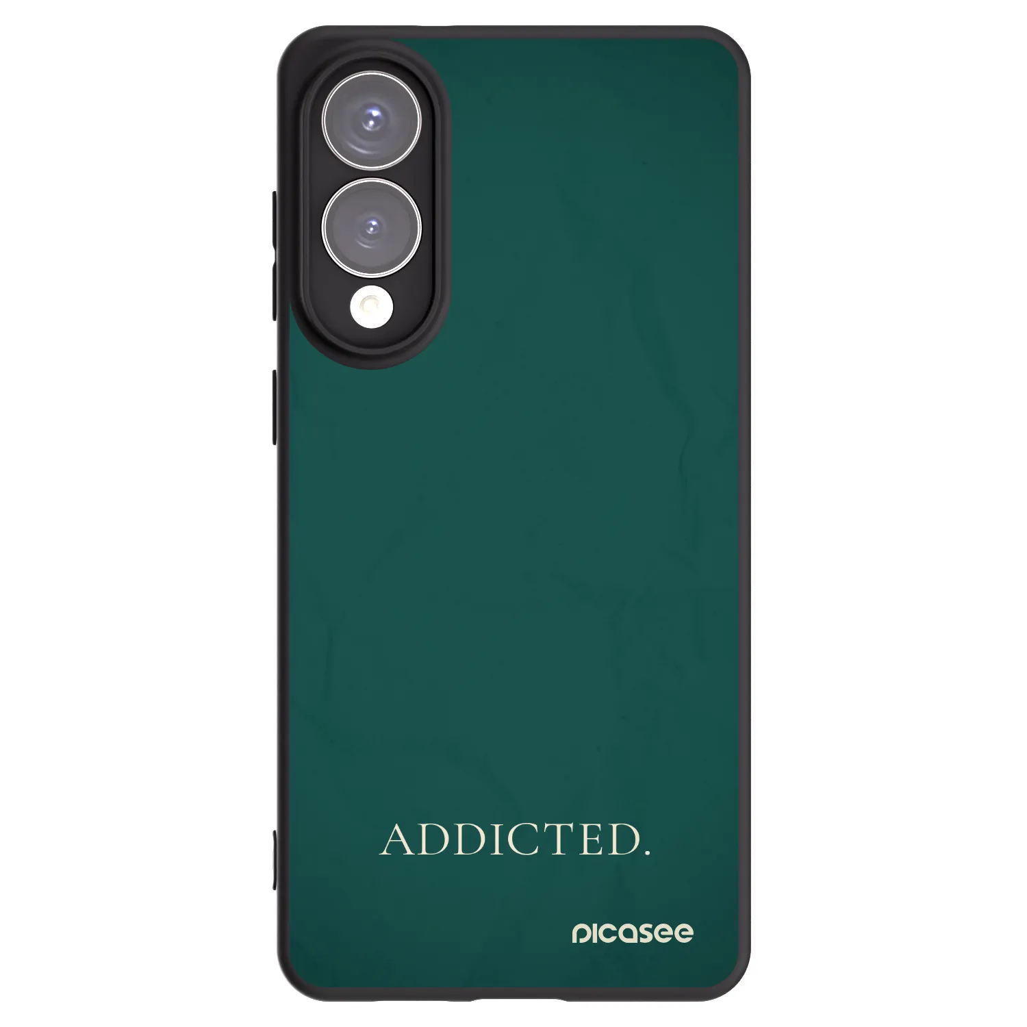 Picasee Μαύρη θήκη σιλικόνης για Samsung Galaxy S25 Edge 5G - Addicted