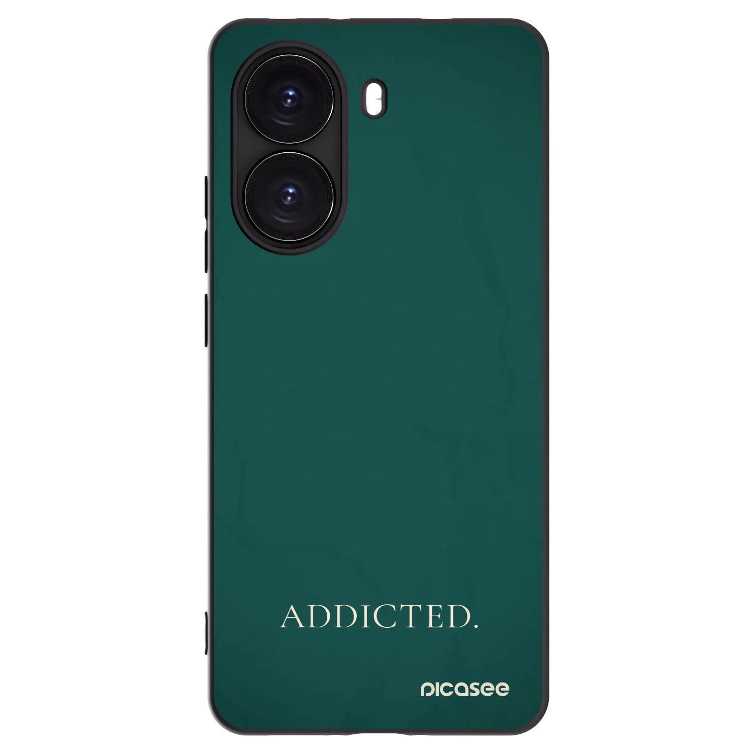 Picasee Μαύρη θήκη σιλικόνης για Xiaomi Poco X7 Pro 5G - Addicted